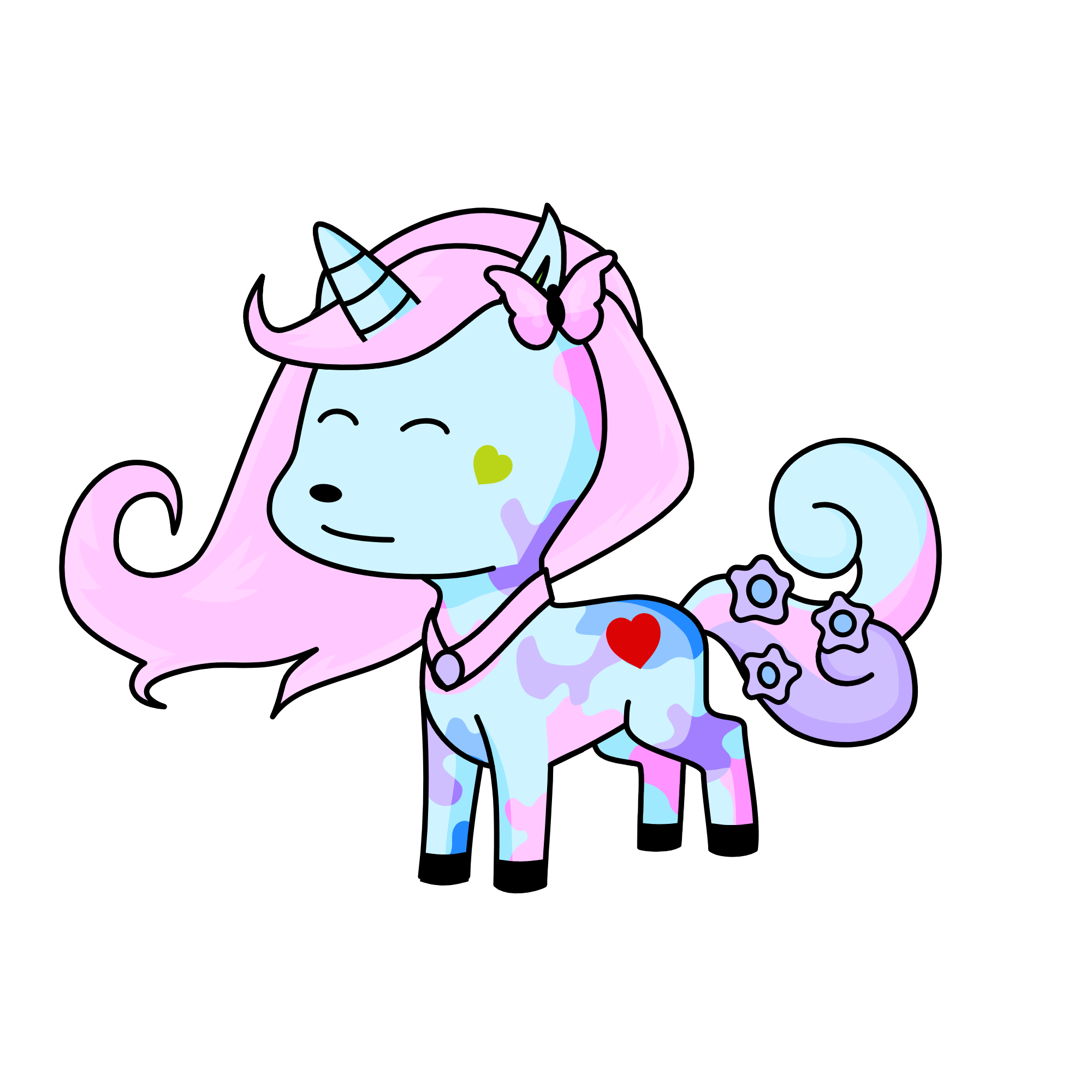 Pastel Queen, the unicorn