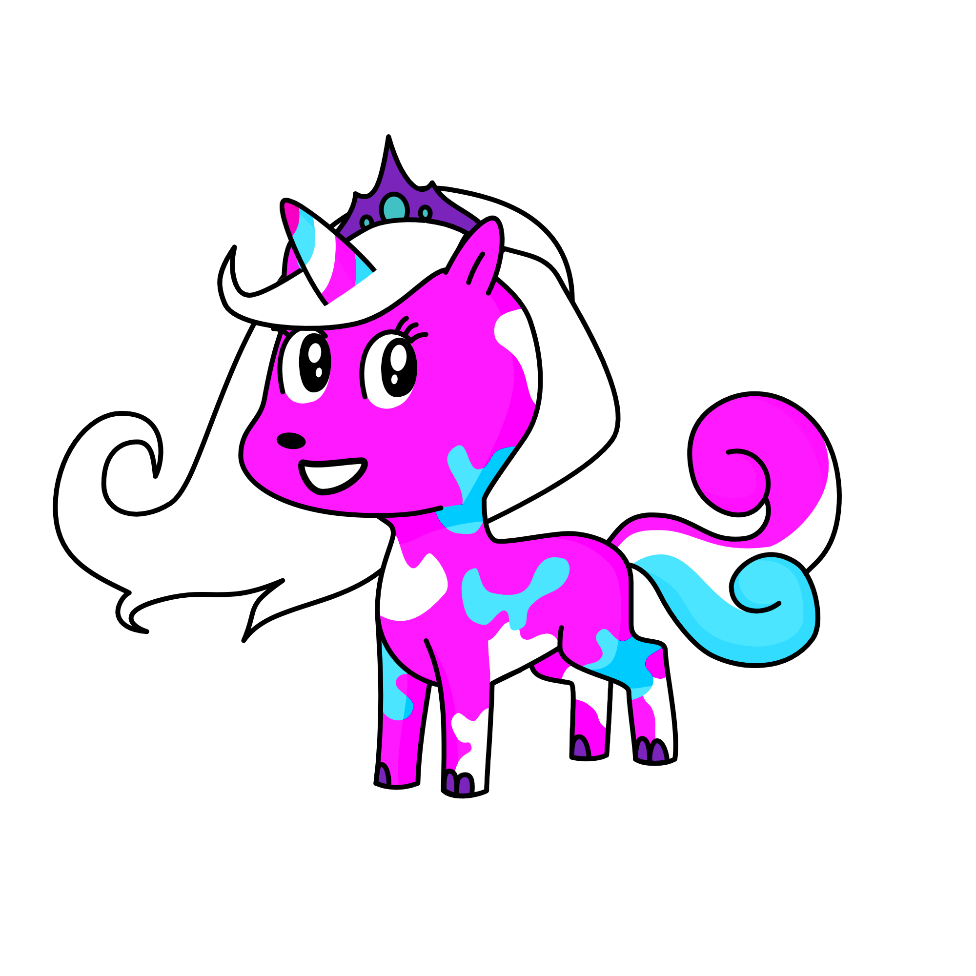 Elle, the unicorn