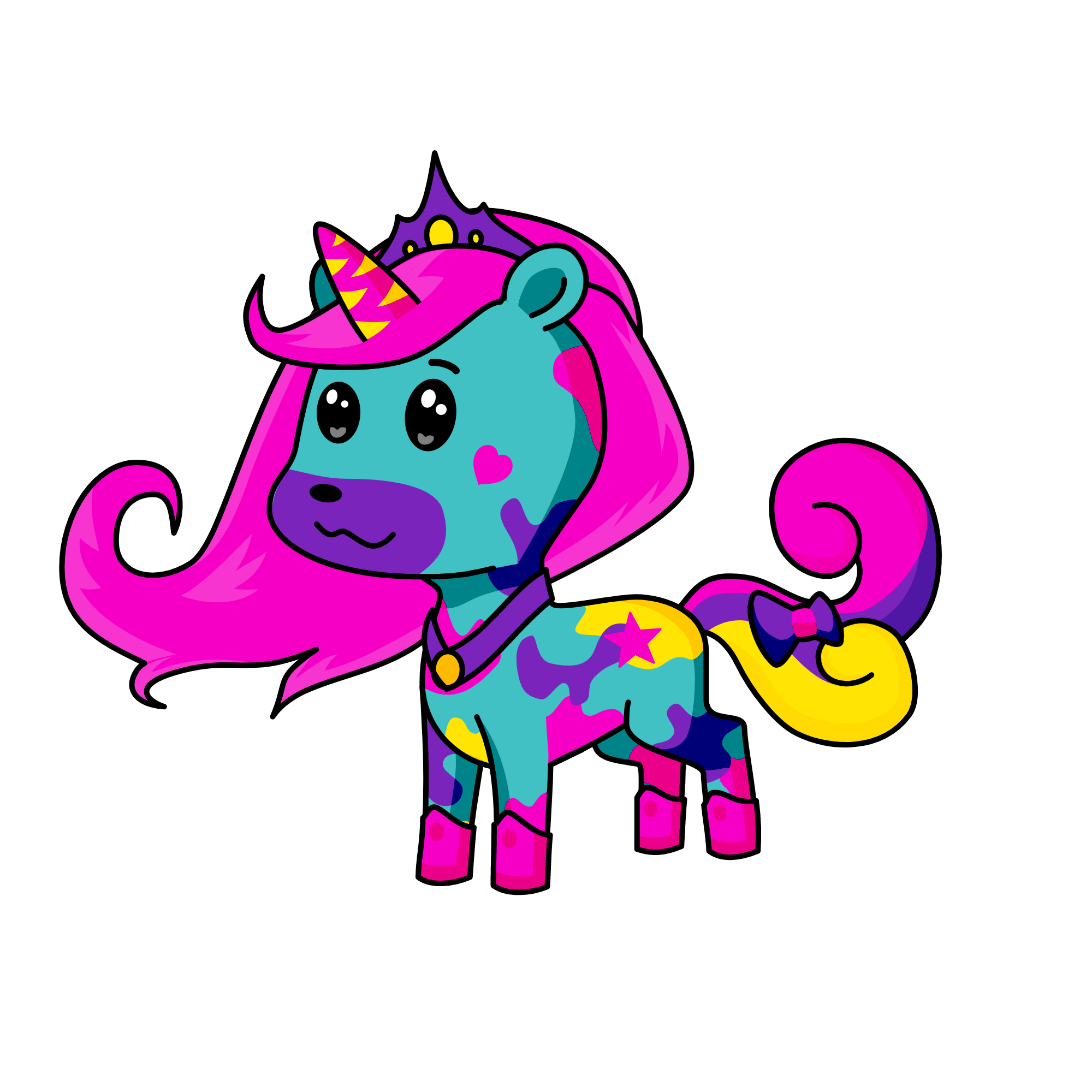 CutiePie, the unicorn