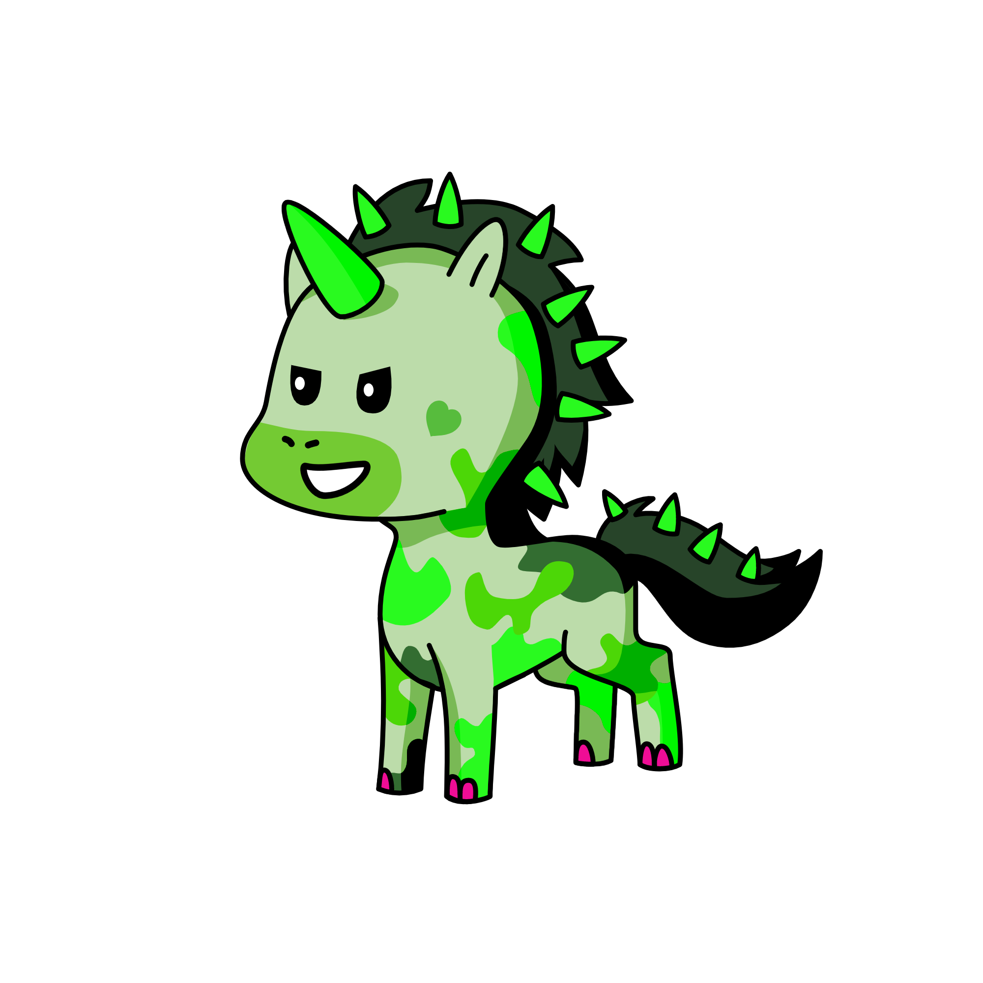 Dino piggy, the unicorn
