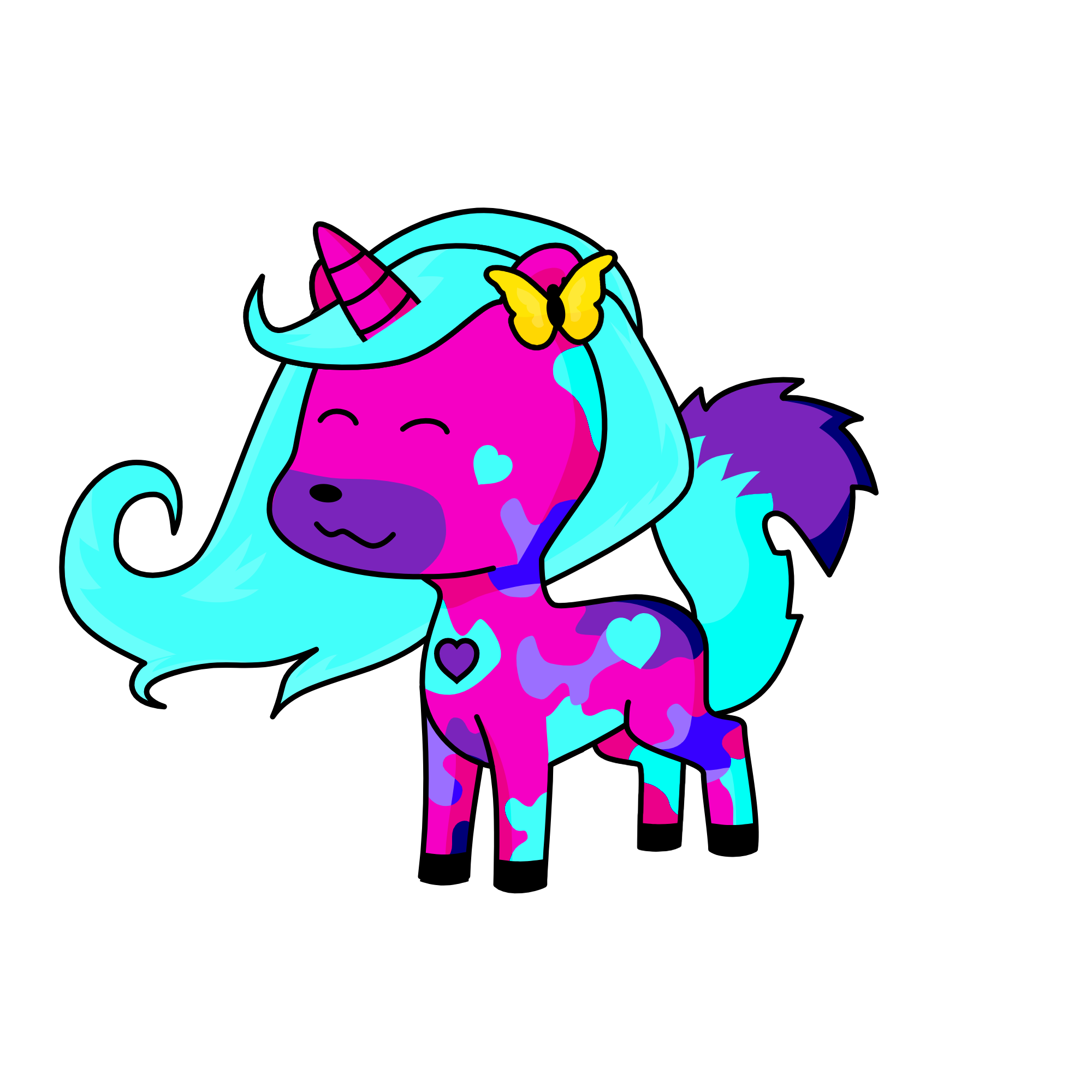 painted pony, the unicorn