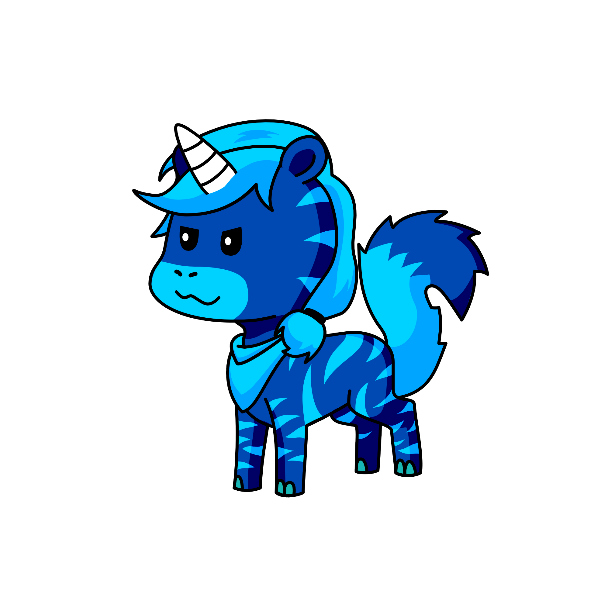 blue frost, the unicorn