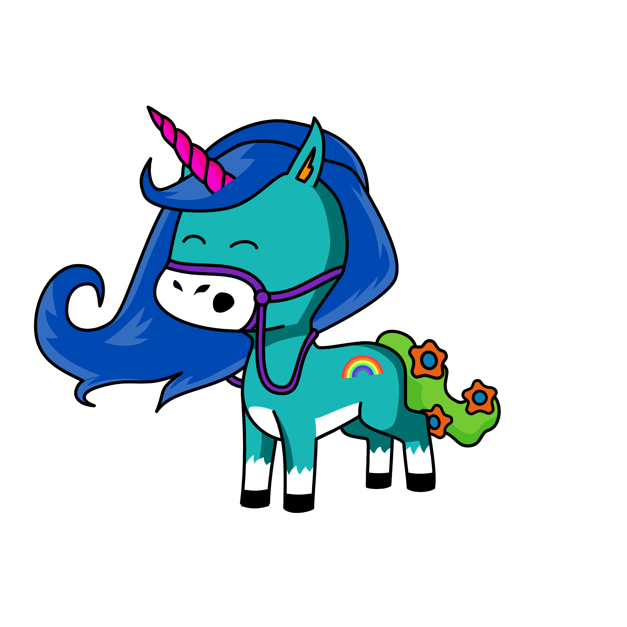 Sky, the unicorn