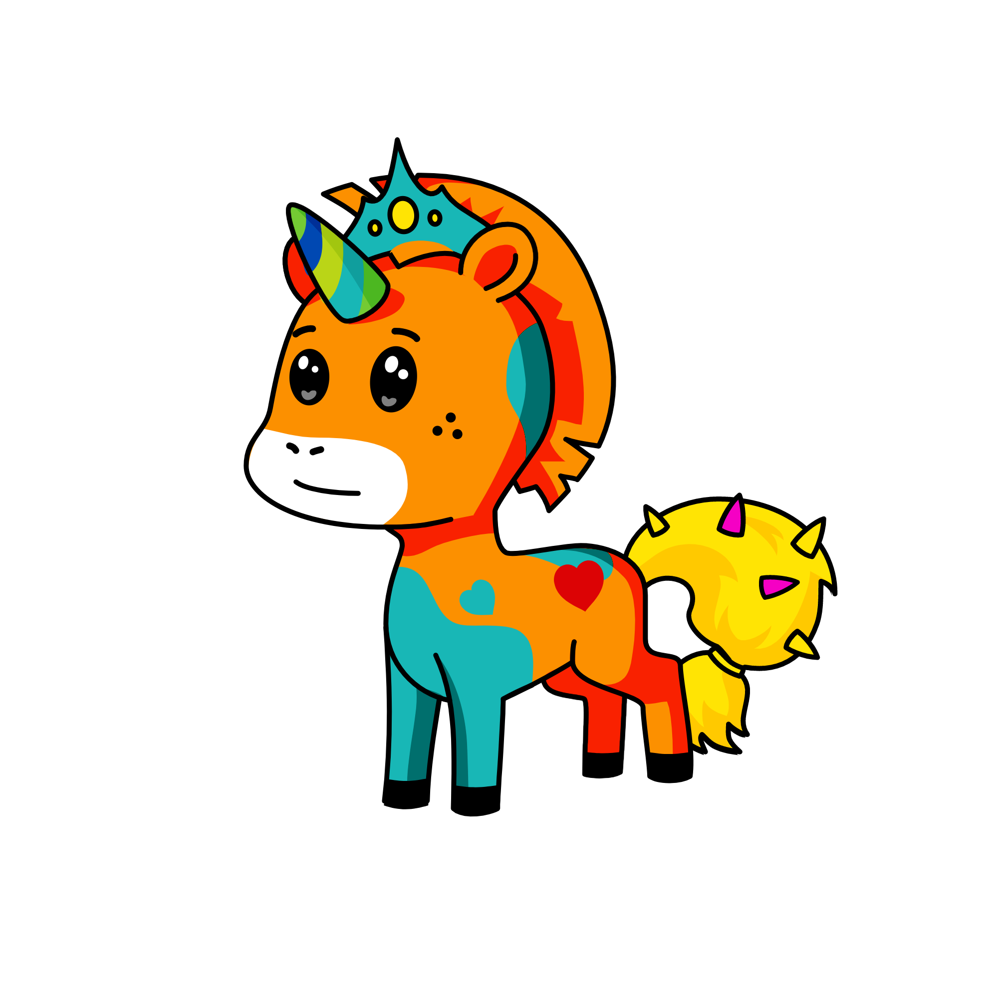 Cupcake, the unicorn