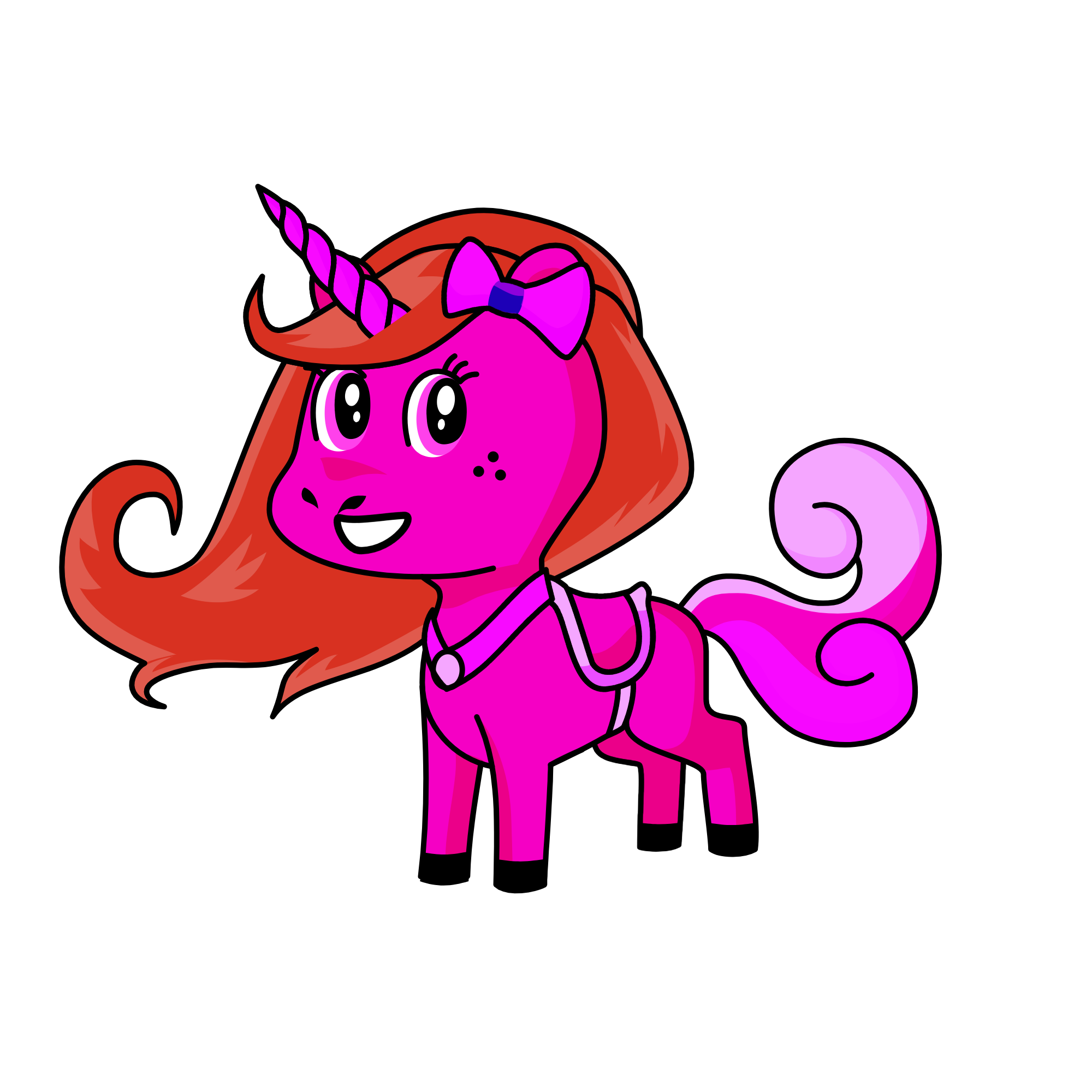 Pinky pie, the unicorn