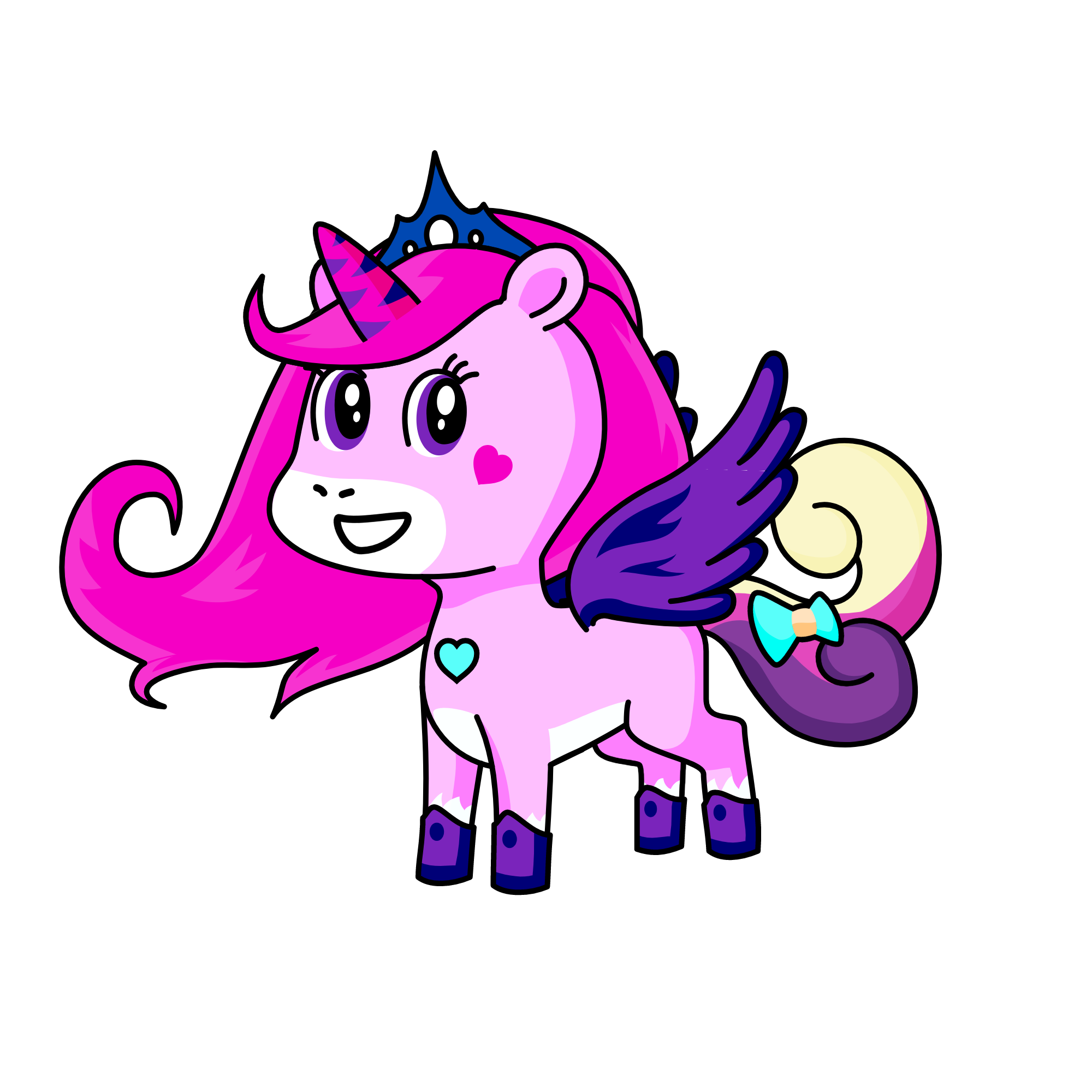 Princess Bella , the unicorn