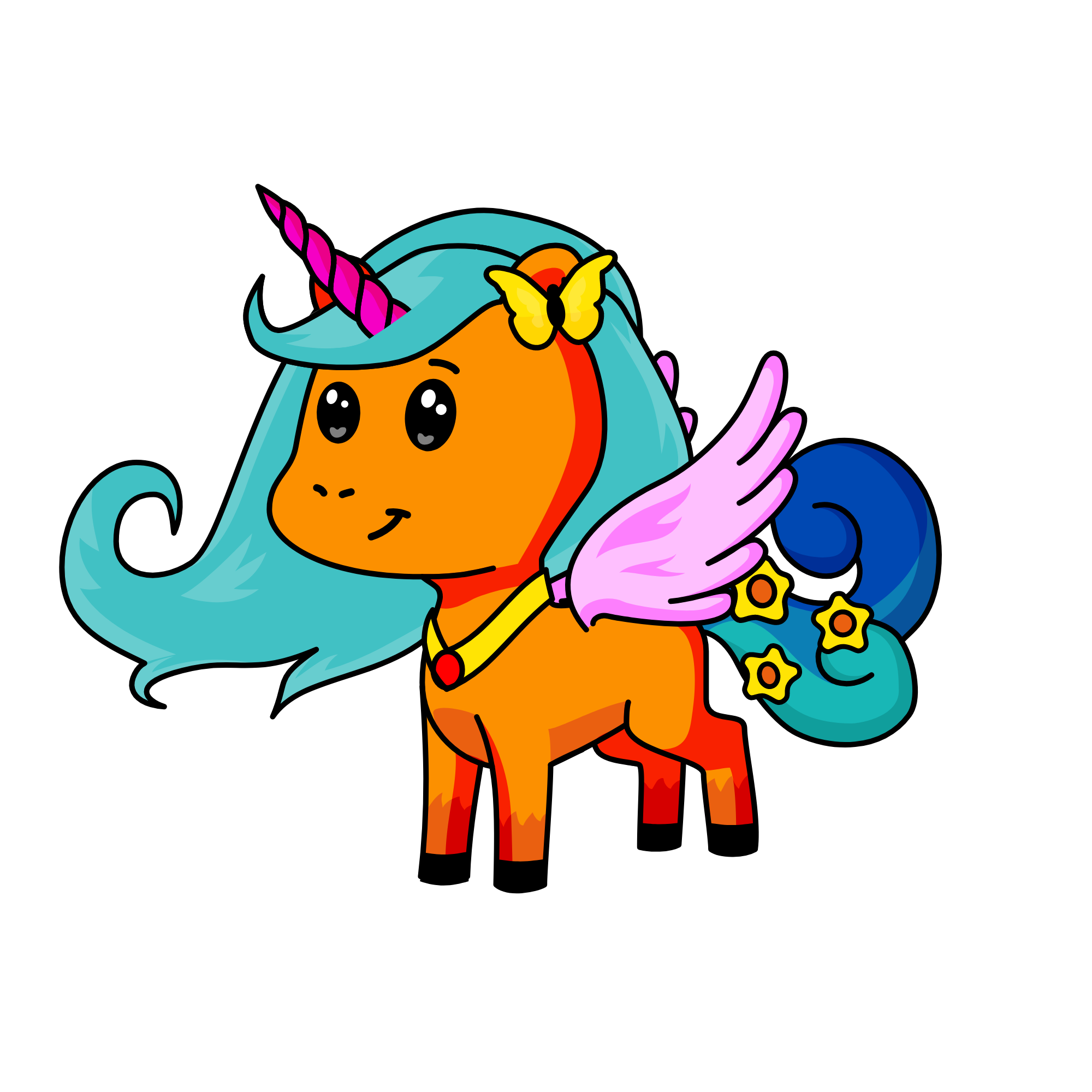 Cutie , the unicorn
