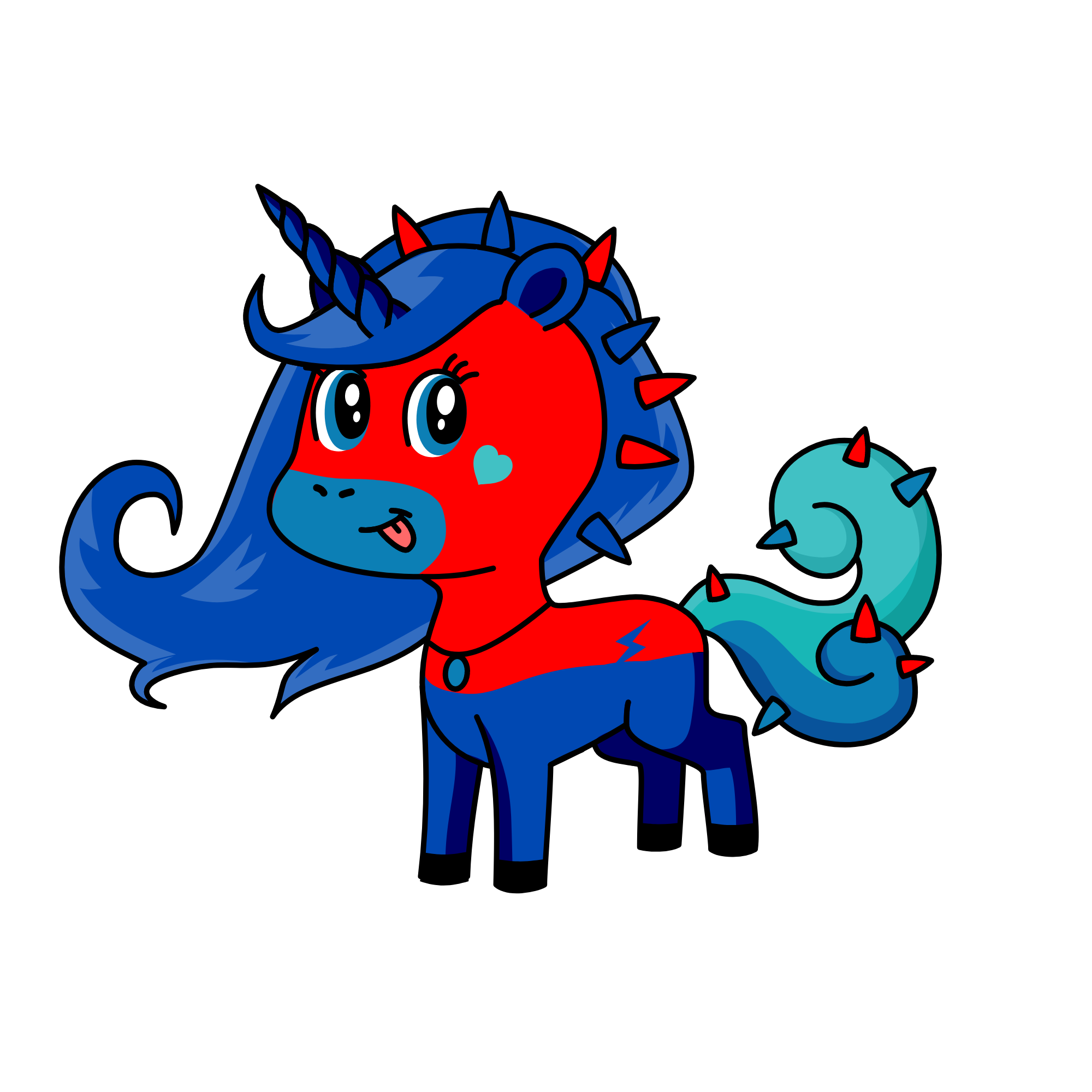 Under Dog, the unicorn