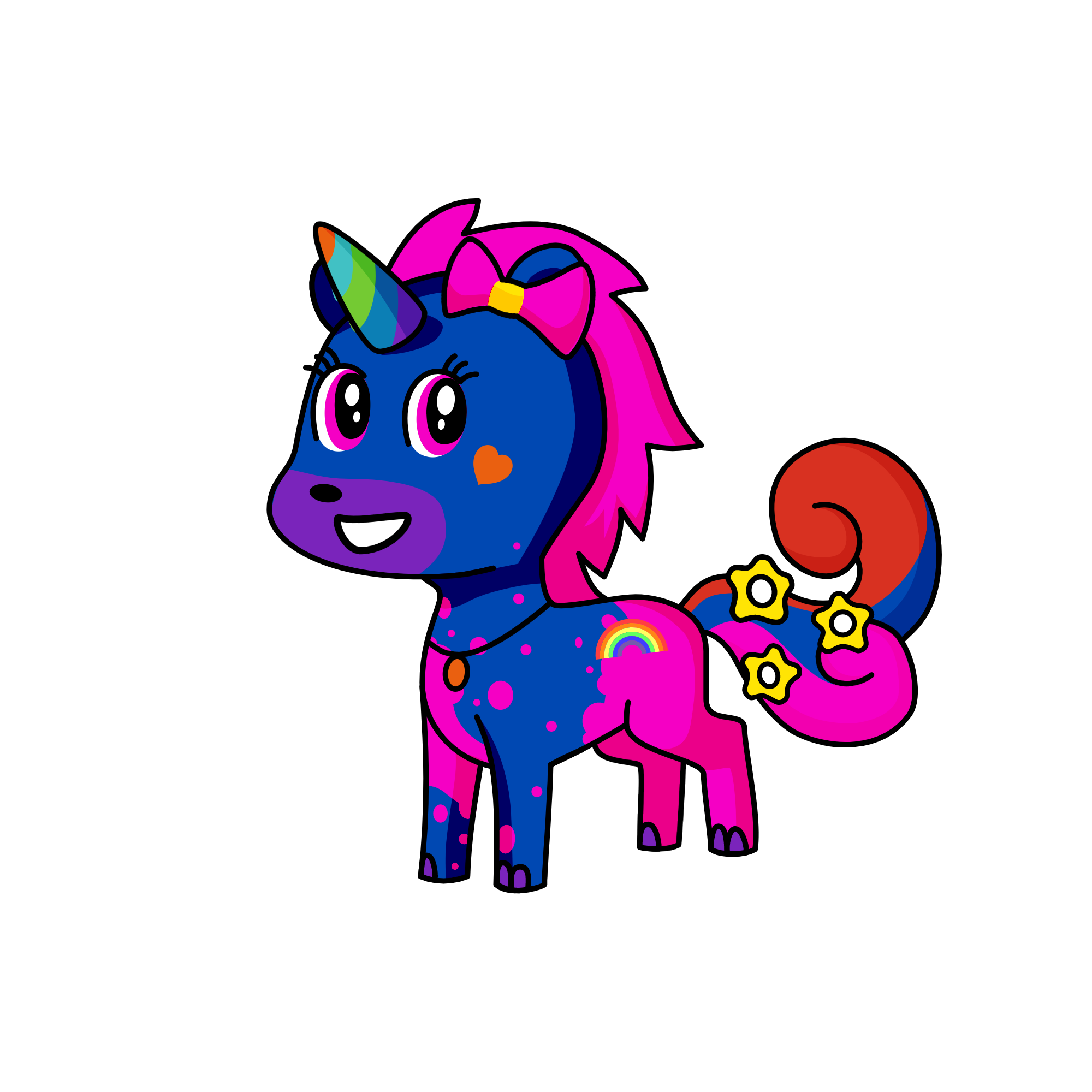 Ribbon, the unicorn