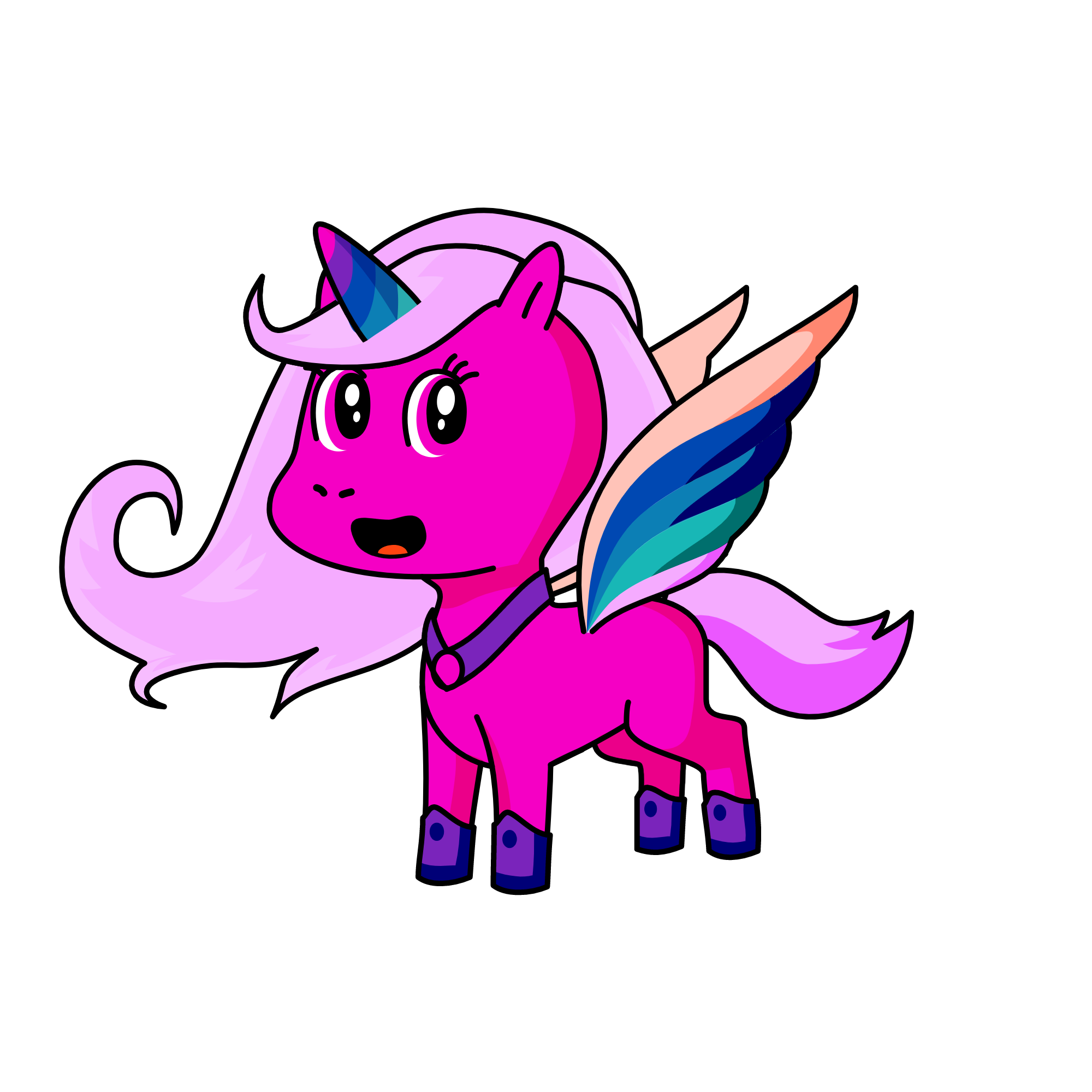 pinkforest, the unicorn