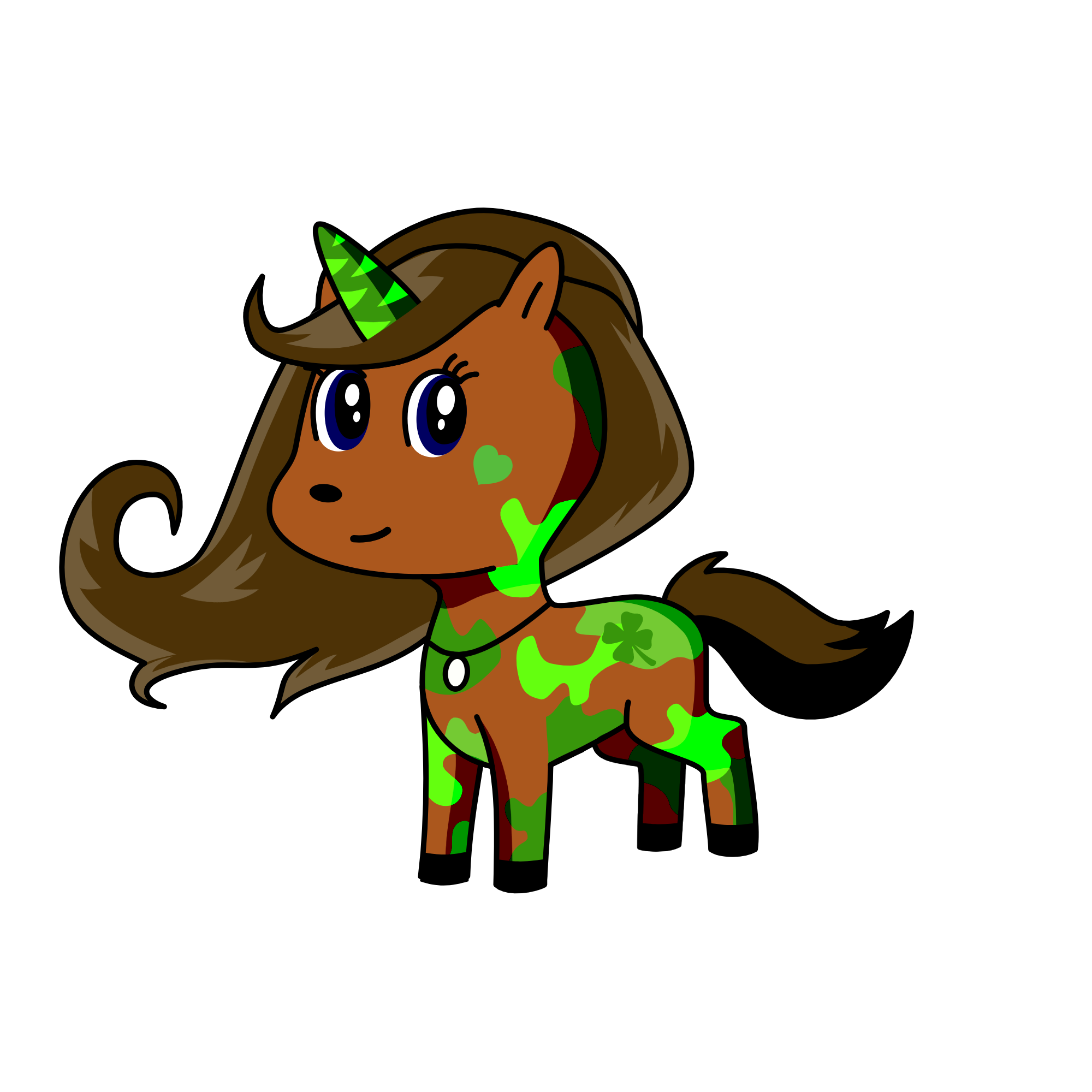Camo, the unicorn