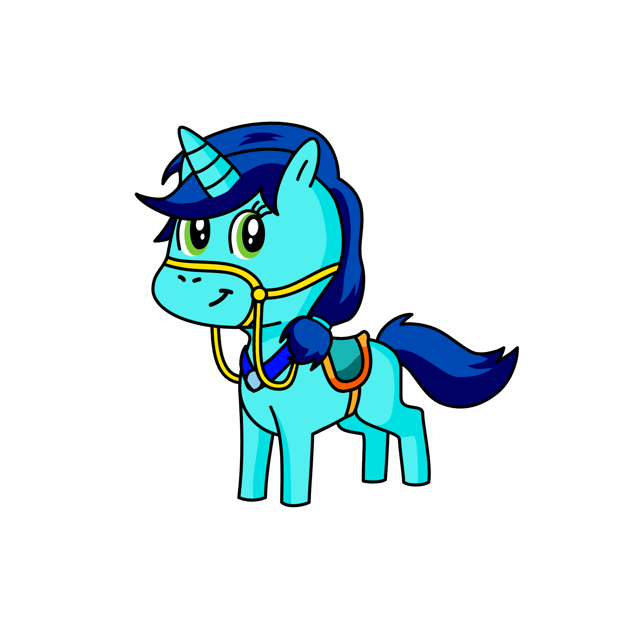 Bluebell , the unicorn