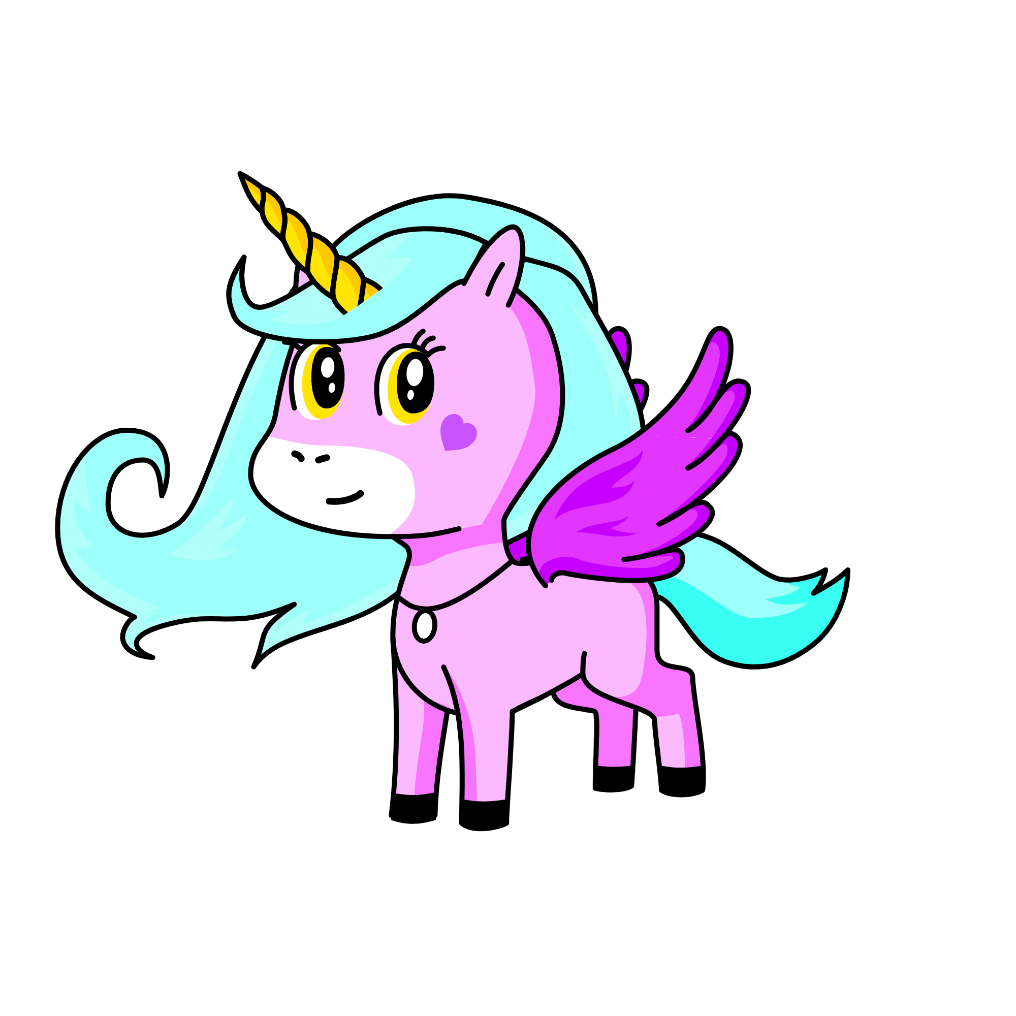 petal, the unicorn