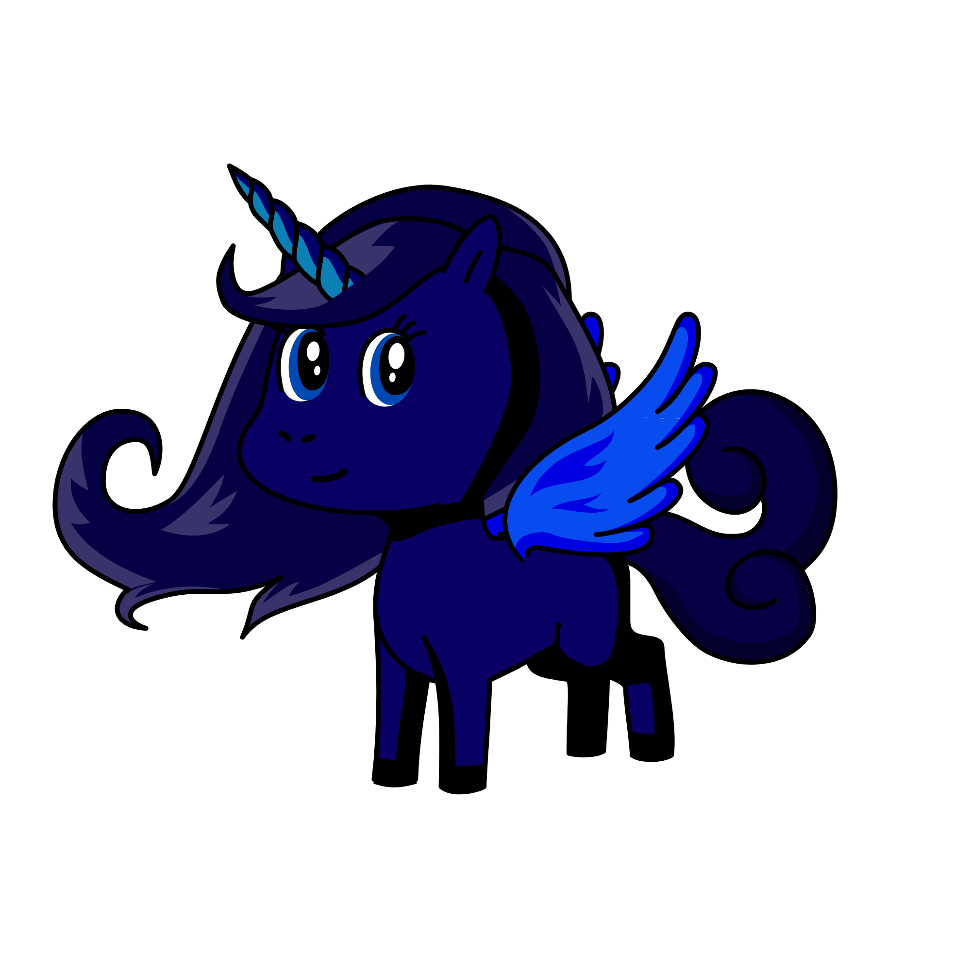 Princess Luna, the unicorn