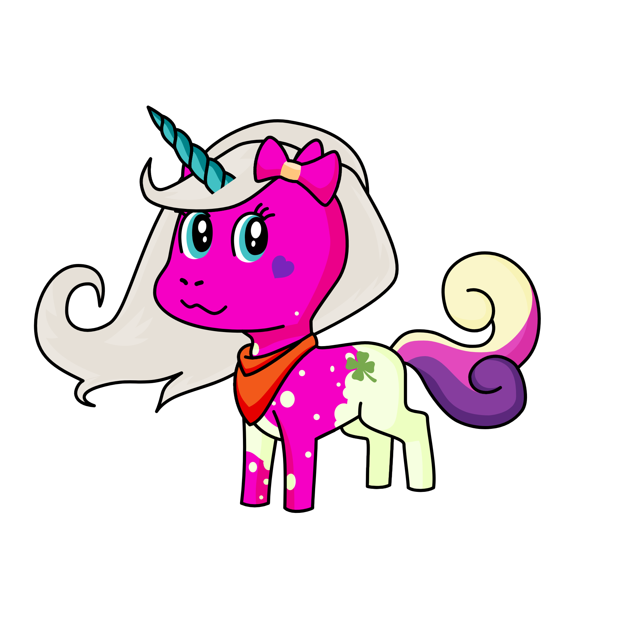 fluffy, the unicorn