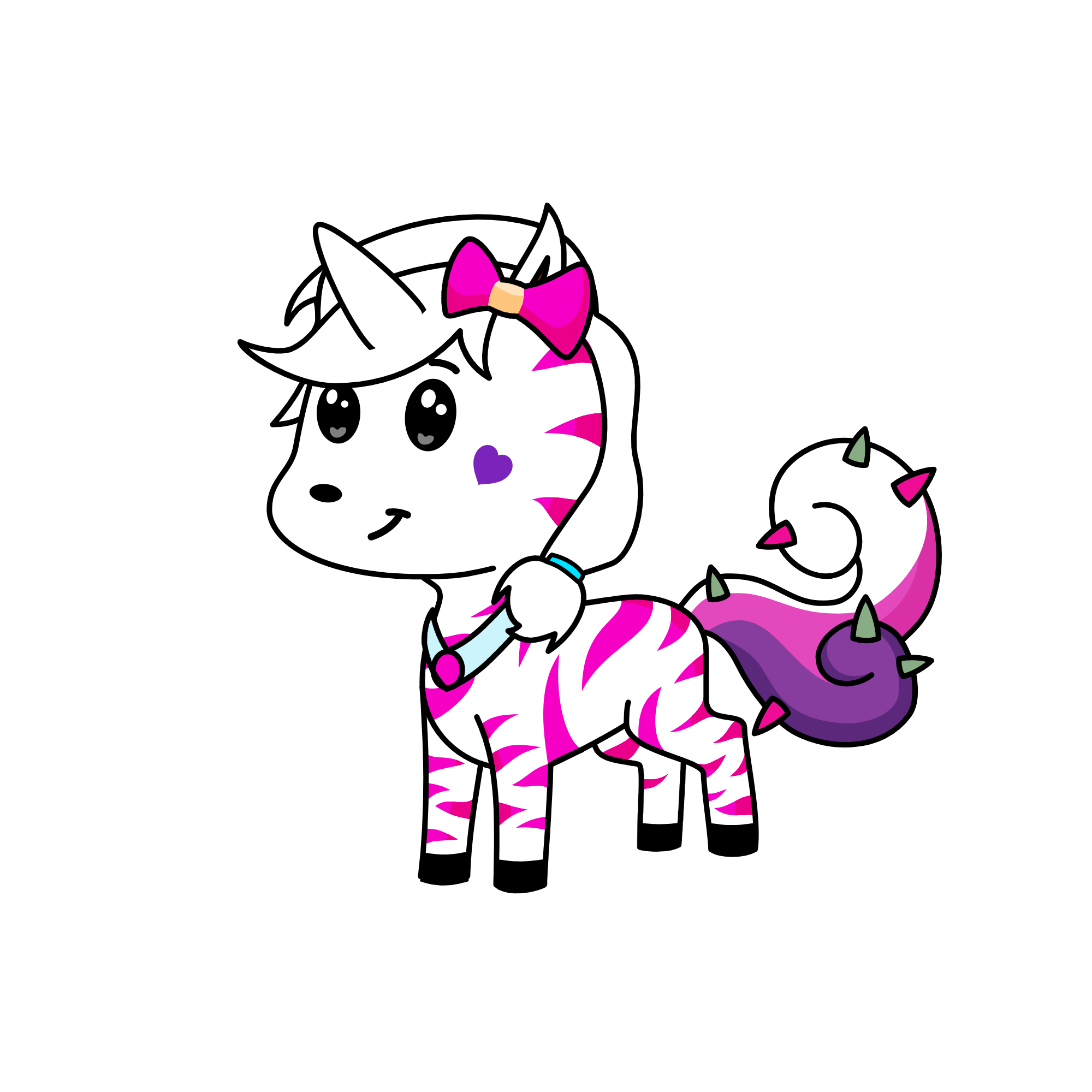princess pinky tigresy, the unicorn