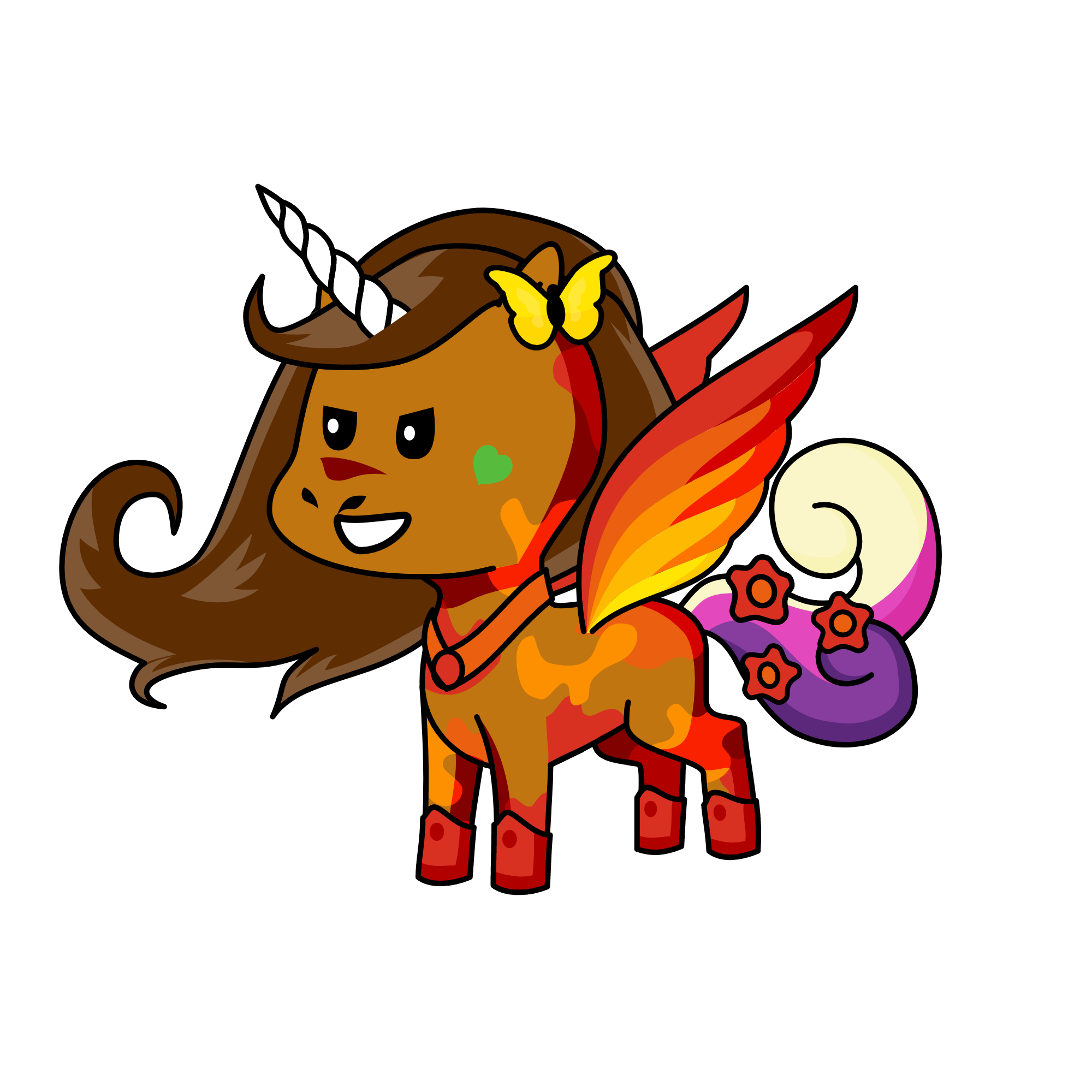 Lina . . ./ She set out for her adventure with determanition WISH HER LUCK!!!!!!!, the unicorn