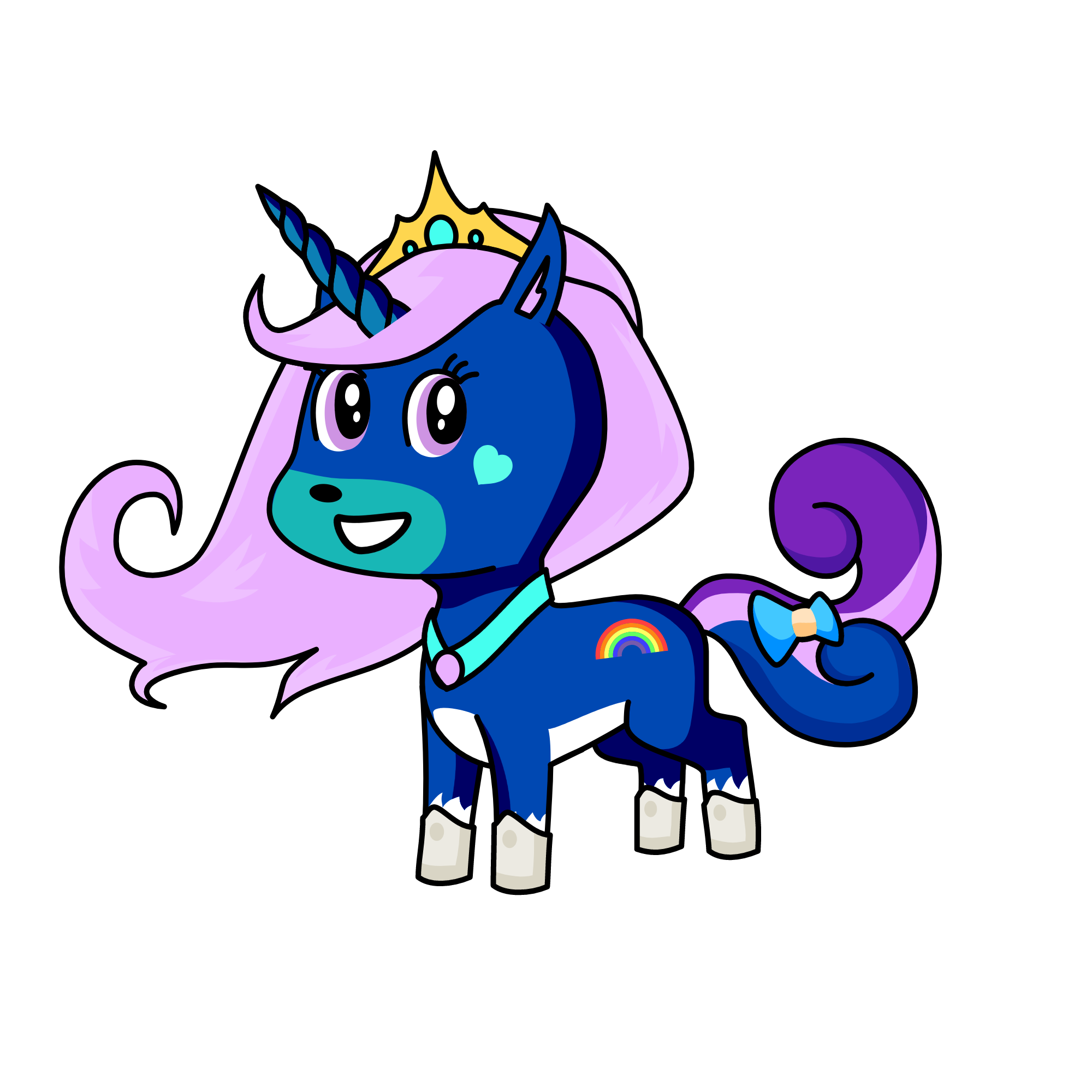 Princess Rainbow, the unicorn