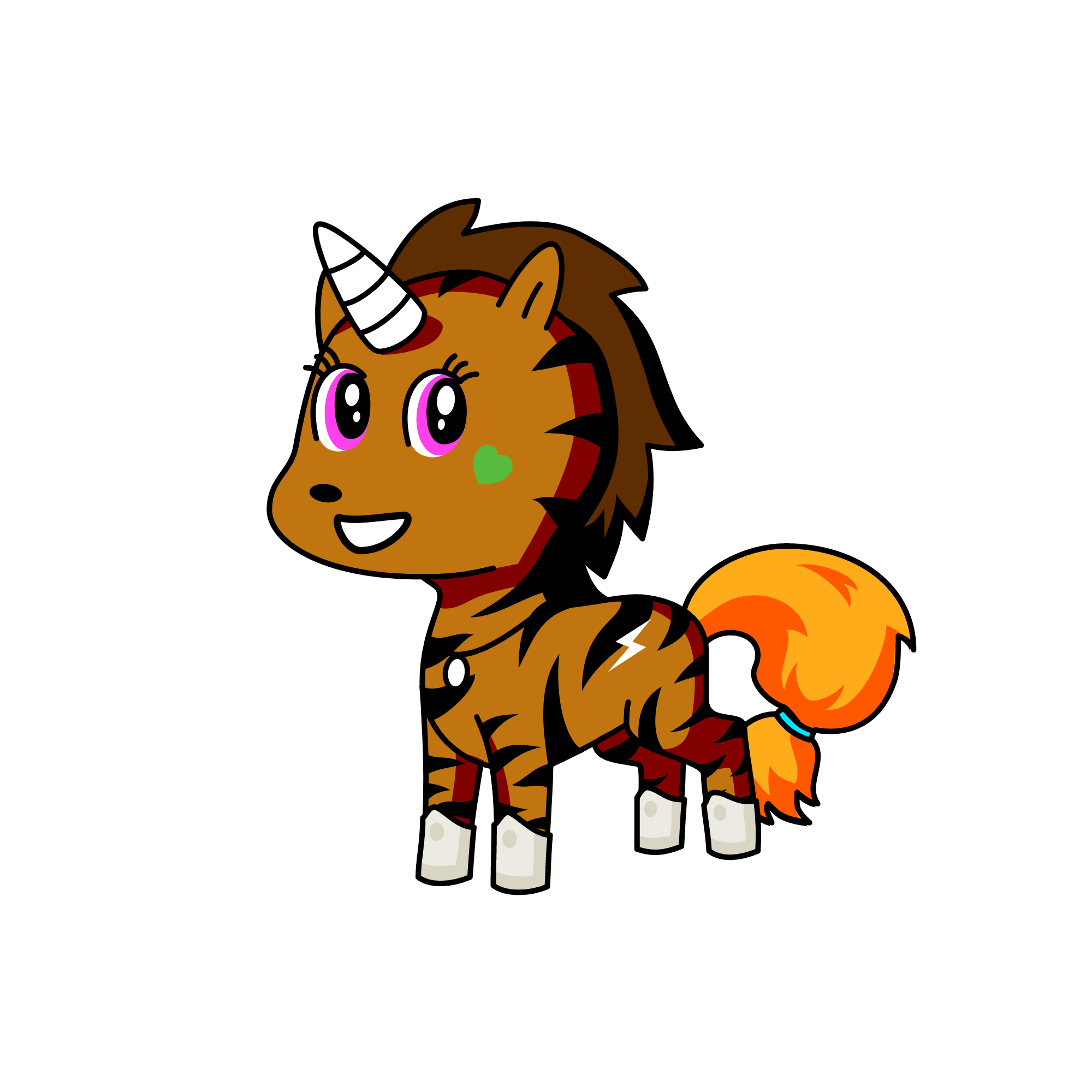 Winter, the unicorn