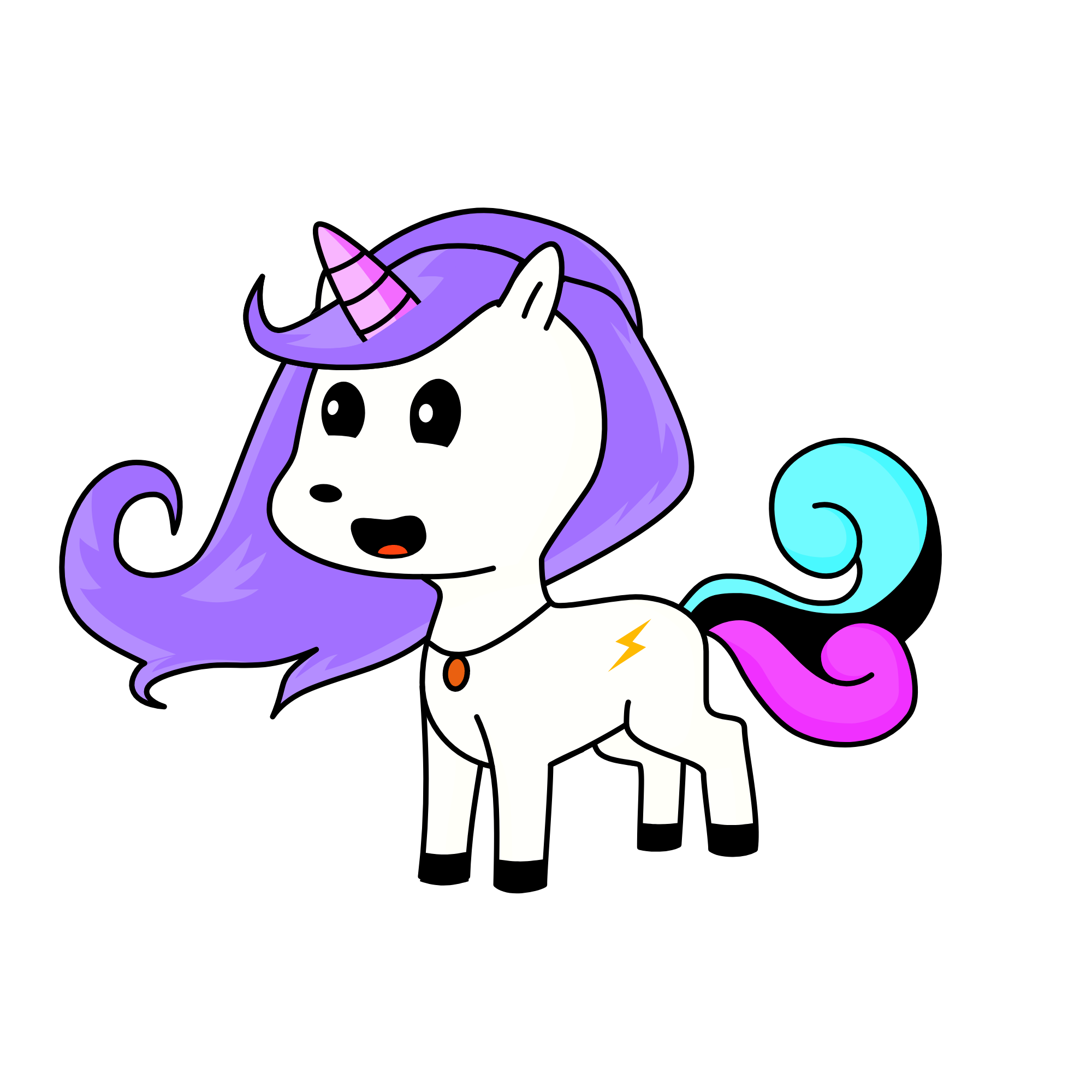 lightning, the unicorn