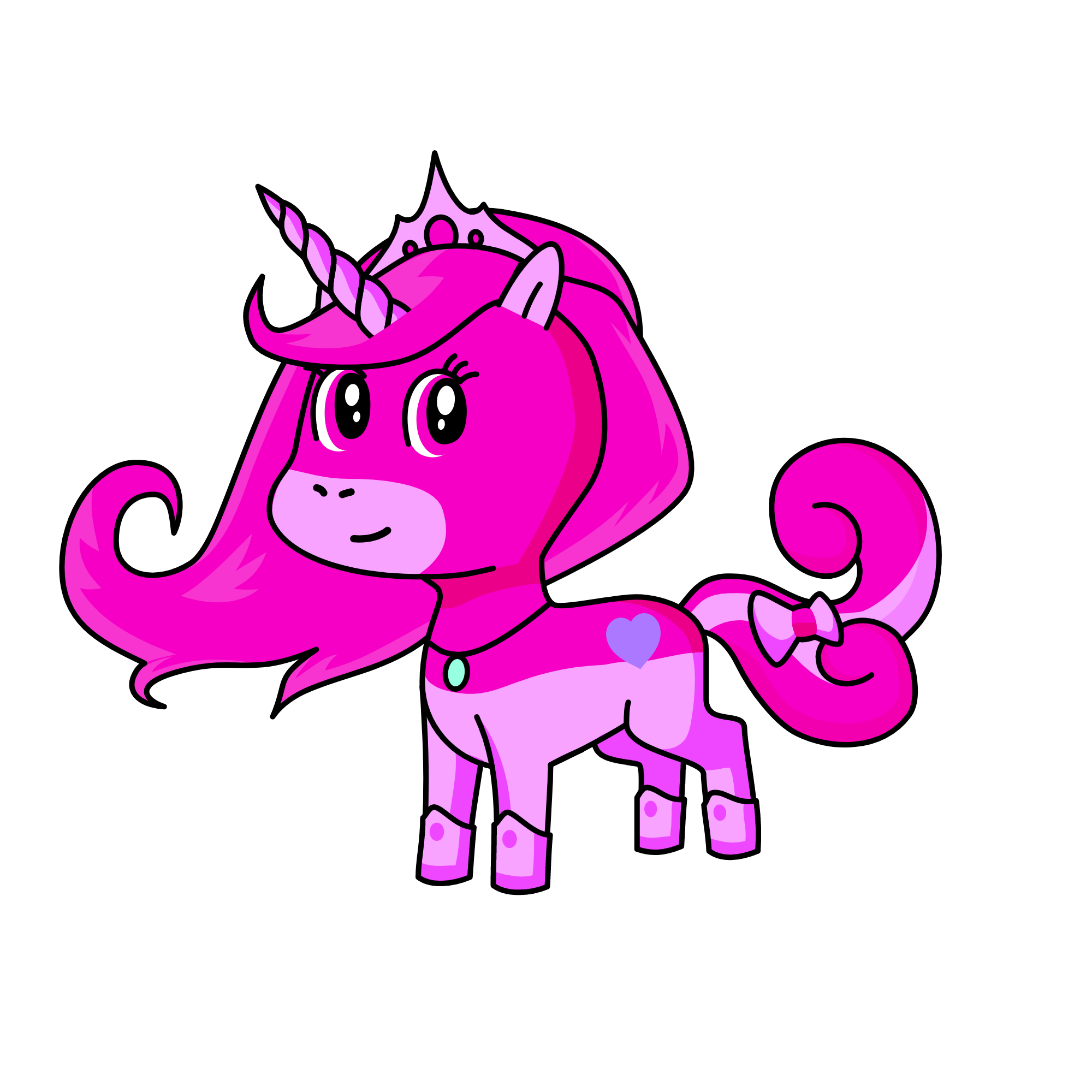 Sparkles, the unicorn