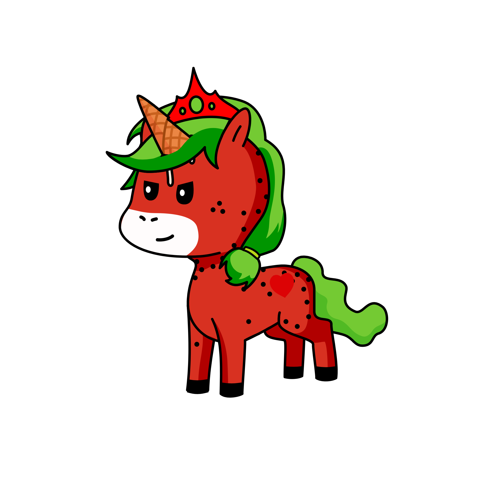 Watermelon Candy, the unicorn