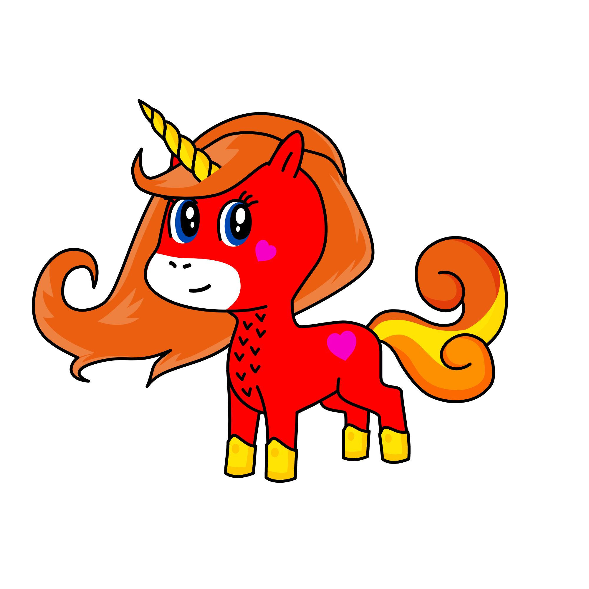 valentine, the unicorn