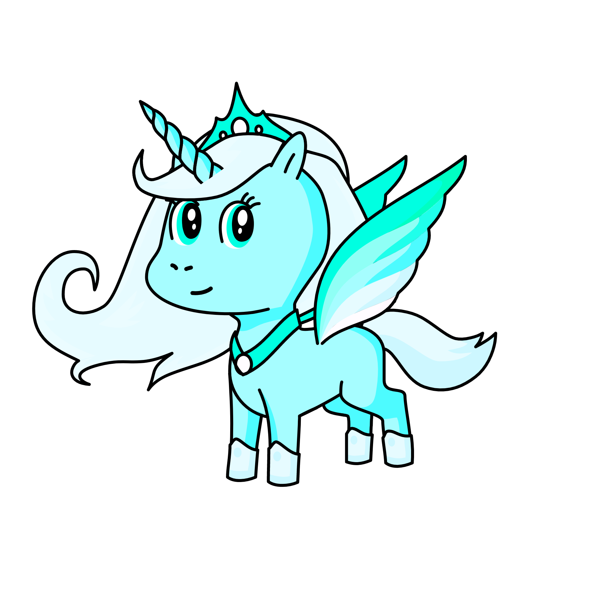icy, the unicorn