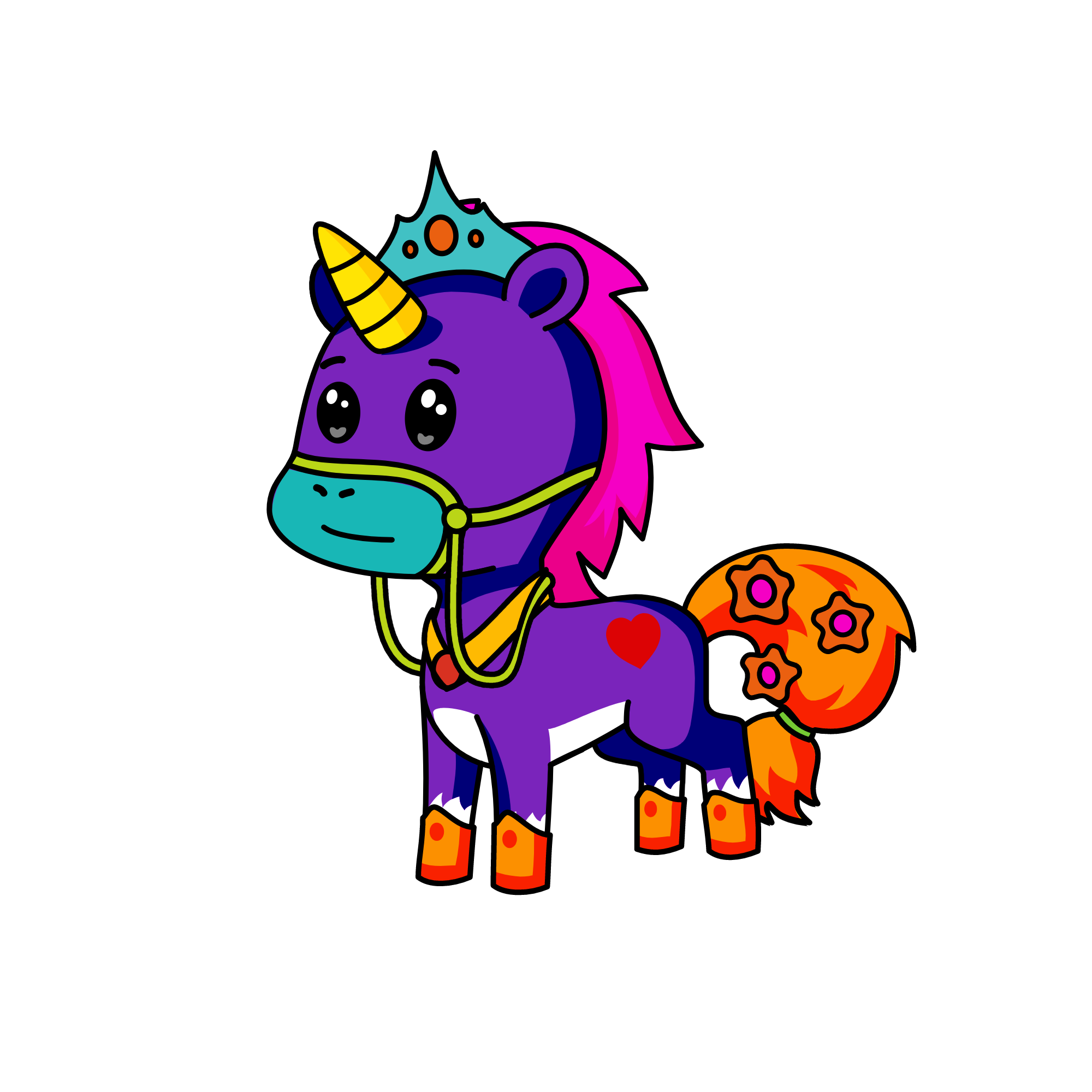 prinses shy, the unicorn