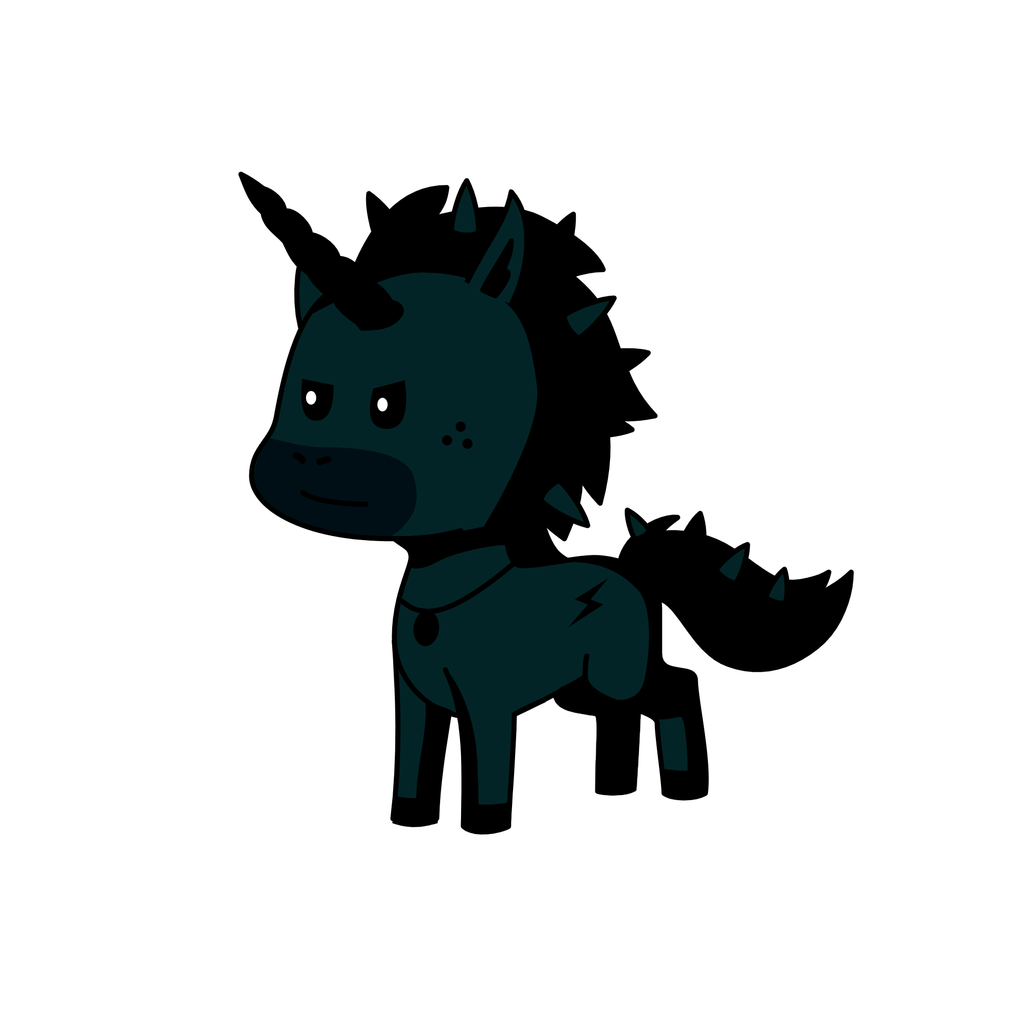 Midnight, the unicorn