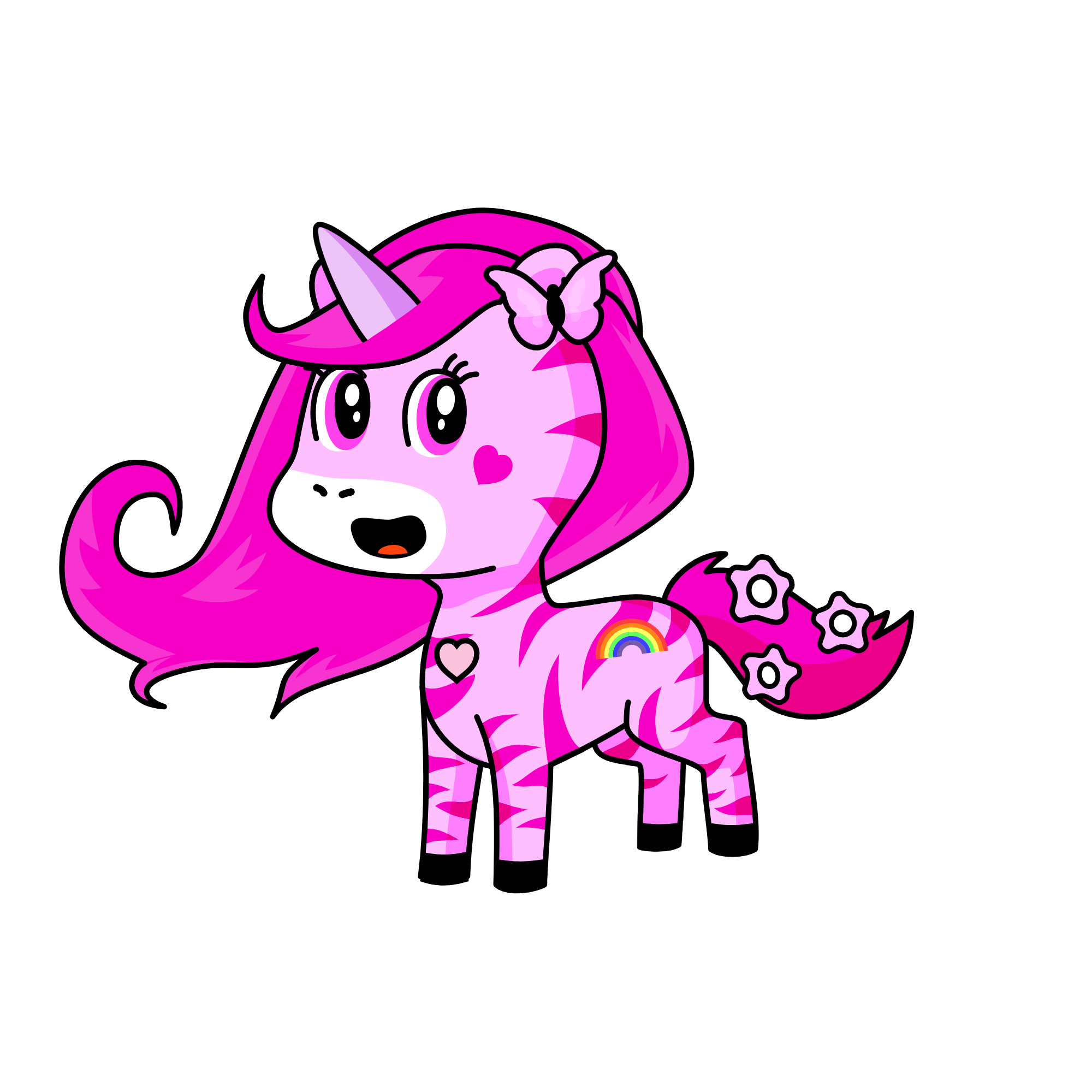 Princess Evelyn, the unicorn