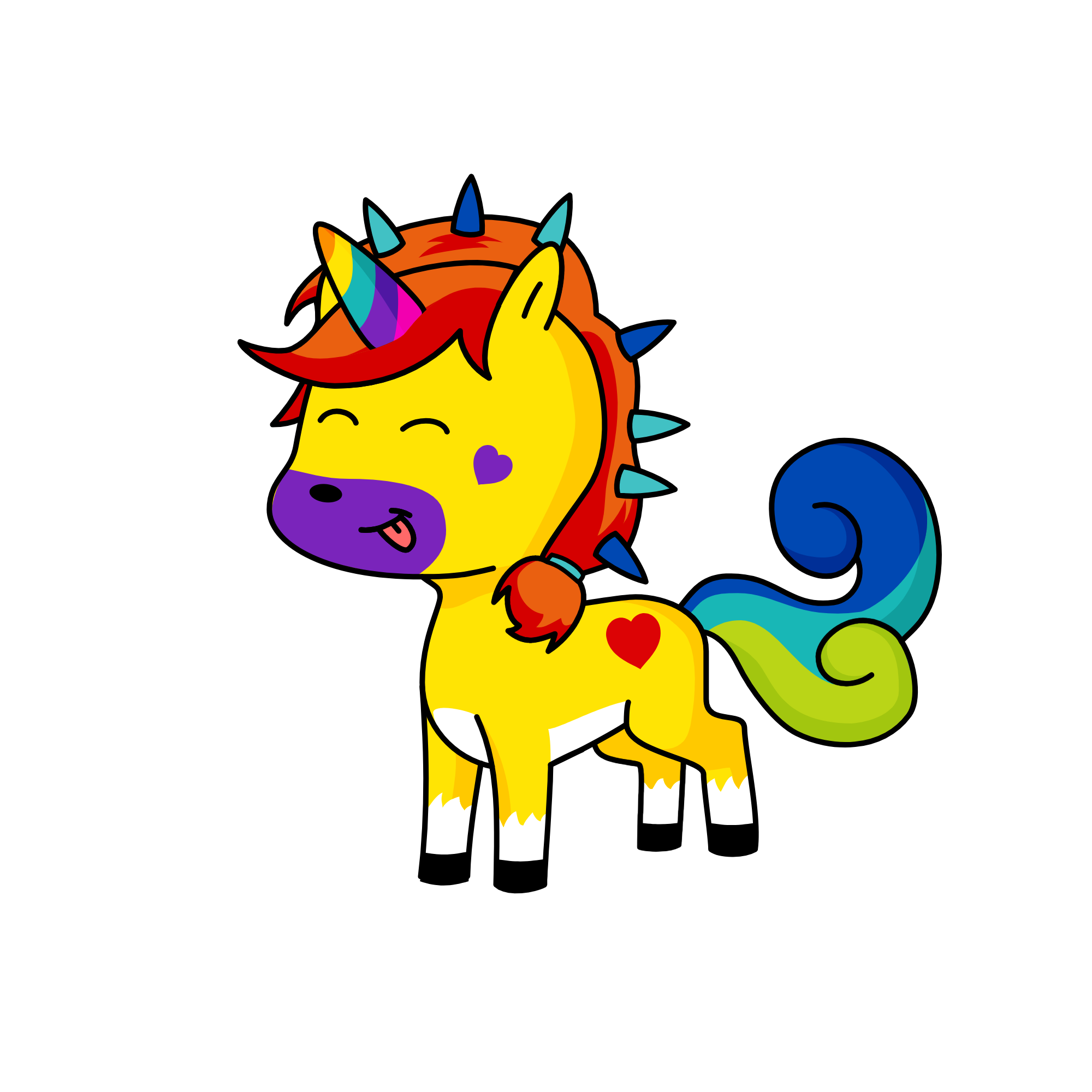 silly, the unicorn