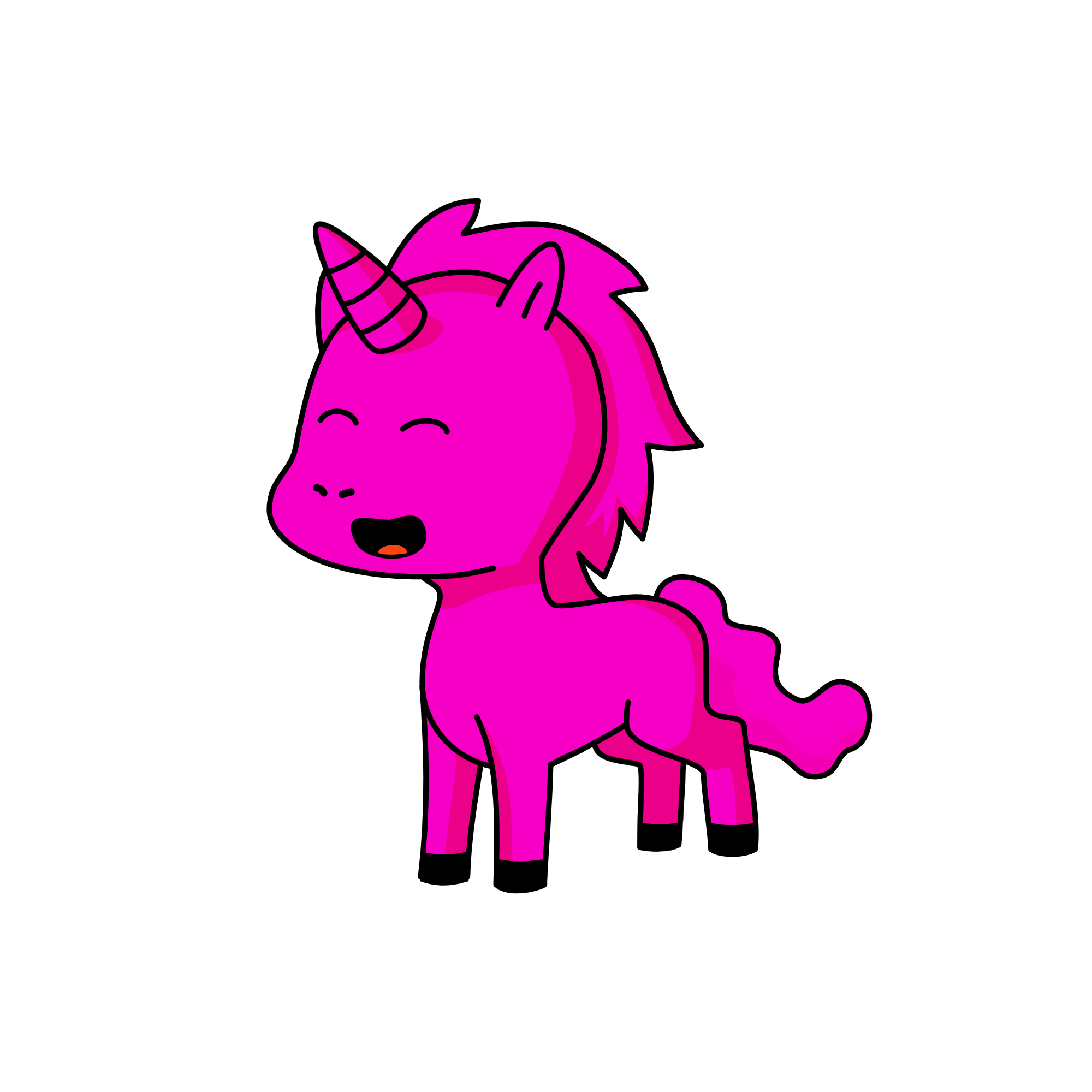 Pinkie pie, the unicorn