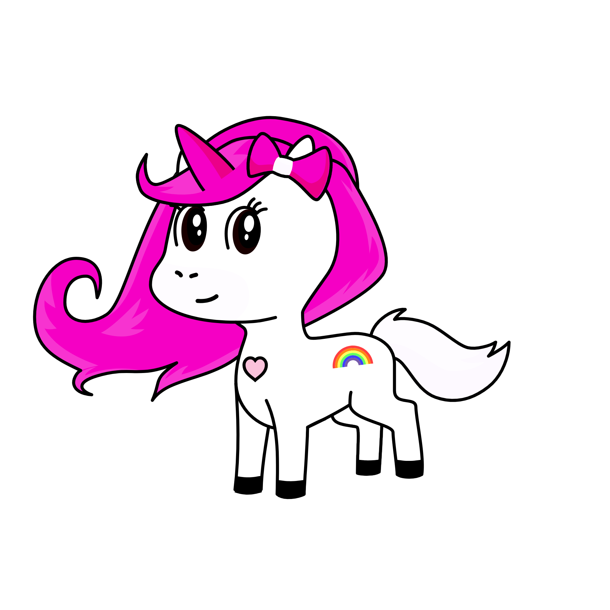 Hello Kitty unicorn , the unicorn