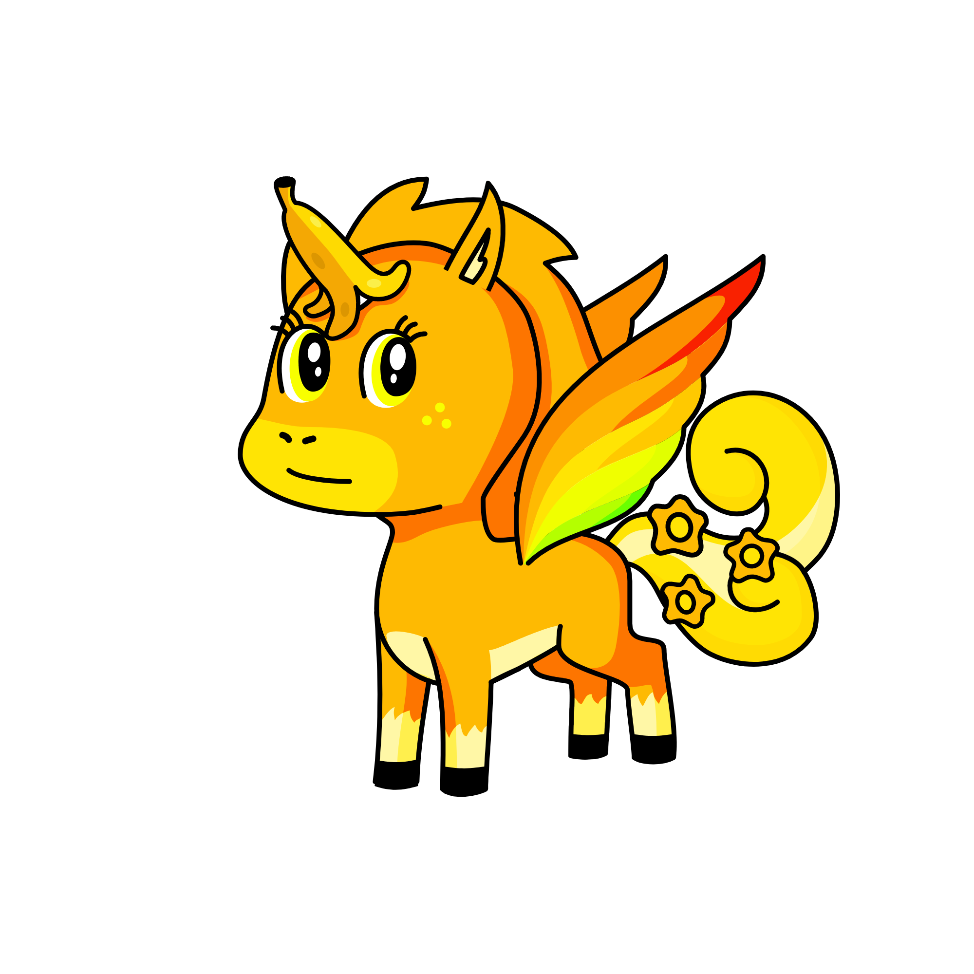Banana's sister, Ripe., the unicorn