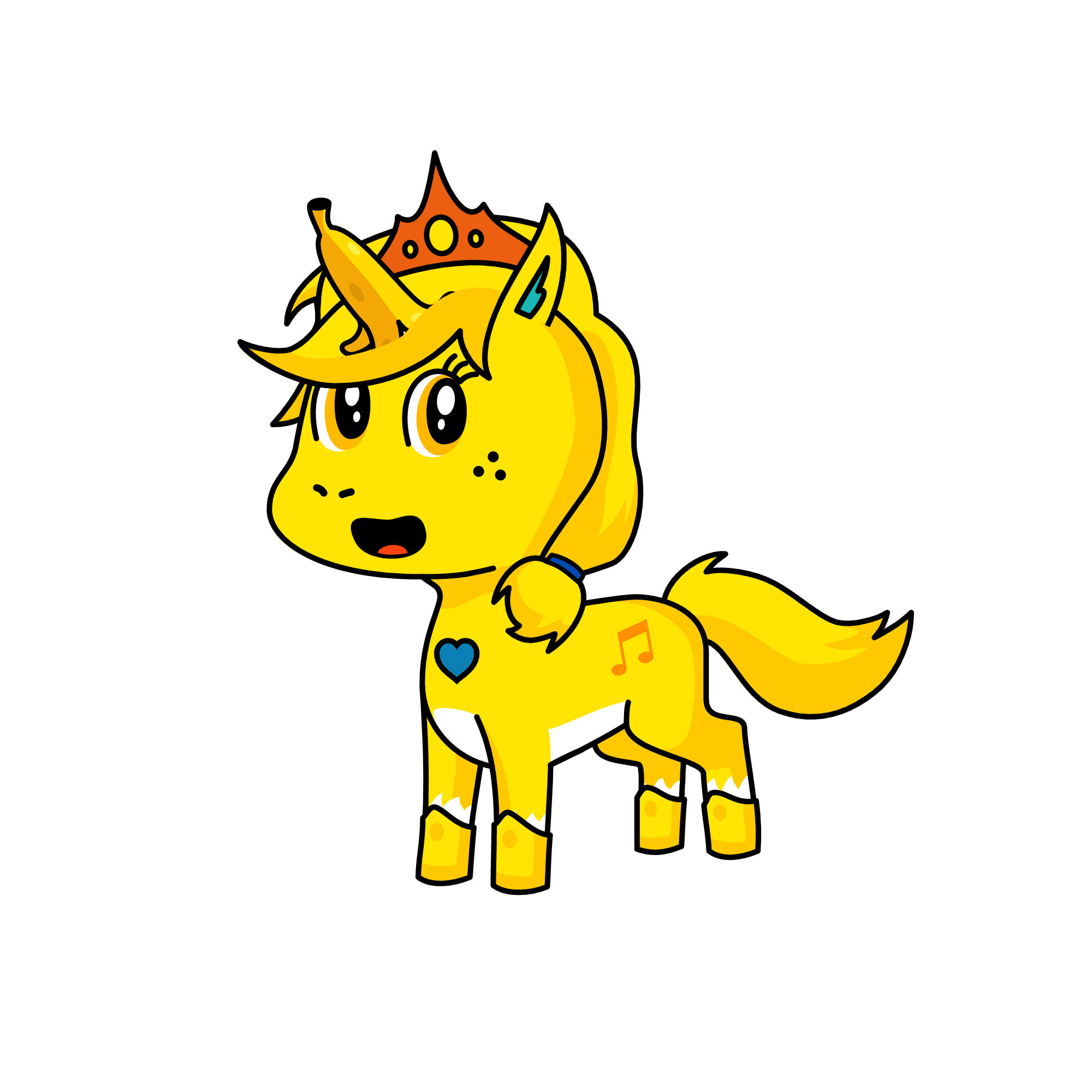 banana, the unicorn