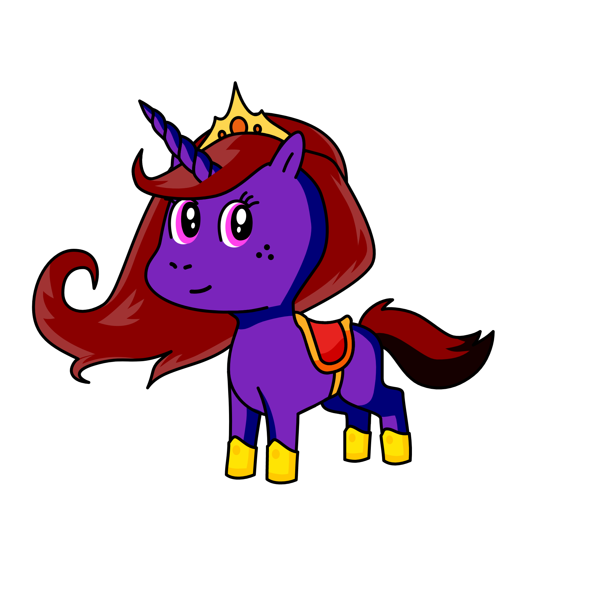 Princess Anna, the unicorn
