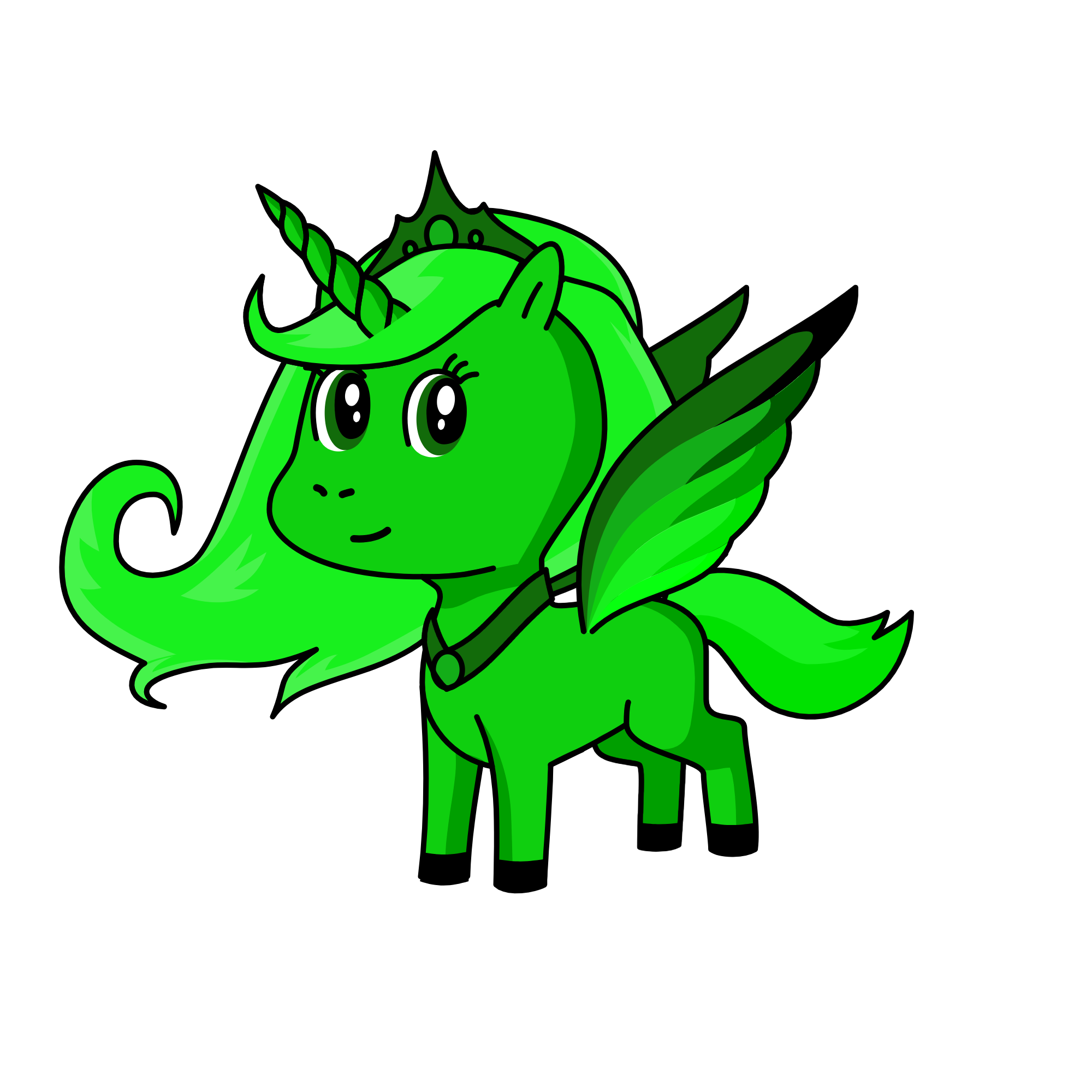 Lucky, the unicorn