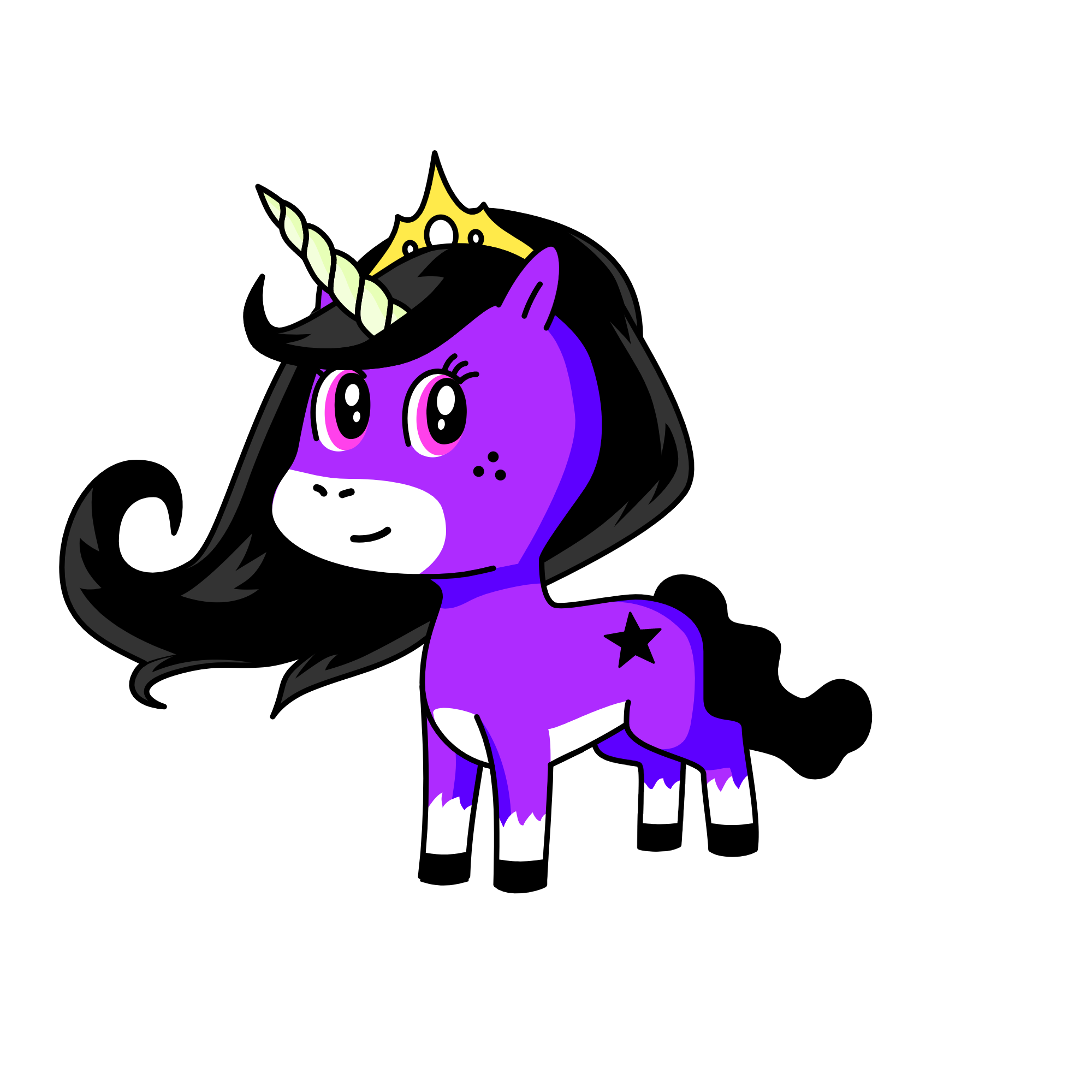 Princess Nightlette, the unicorn