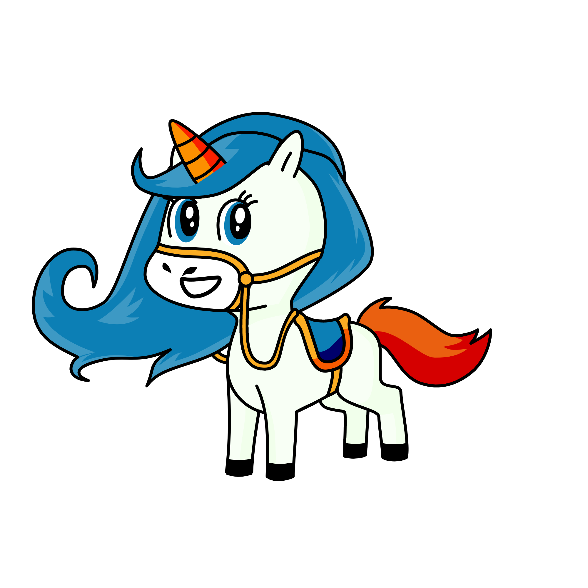 snow angel, the unicorn