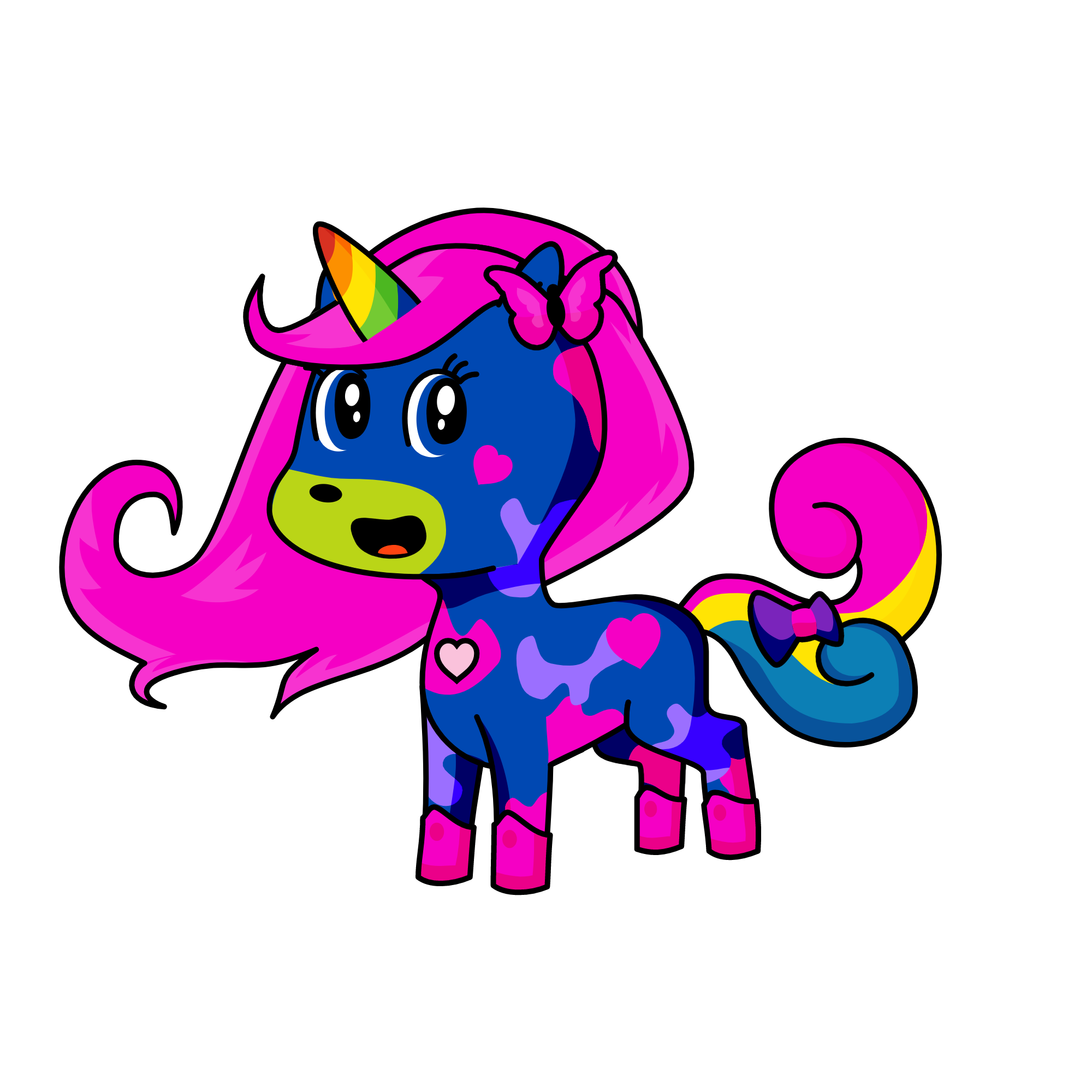 rainbow, the unicorn
