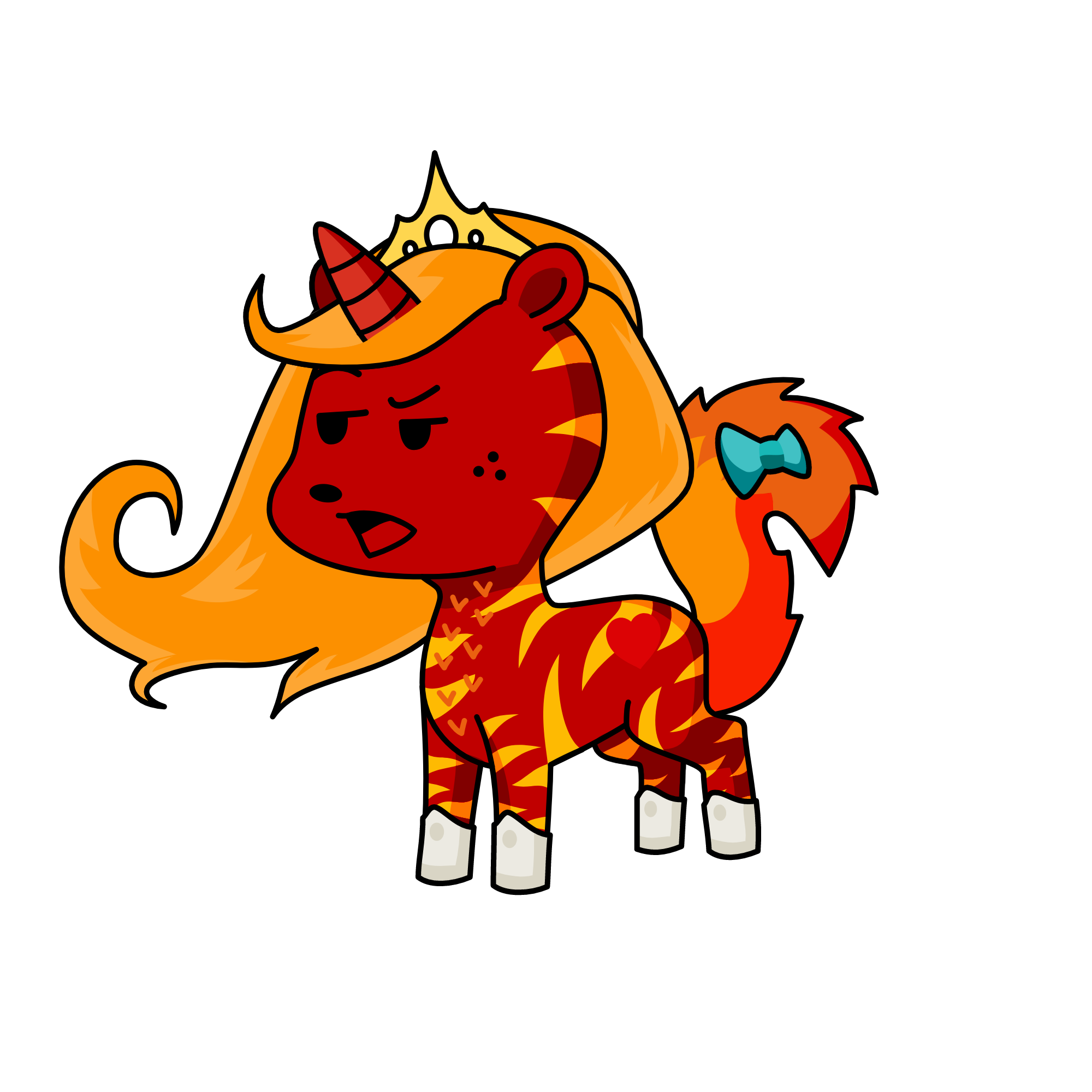 sassy sunset, the unicorn