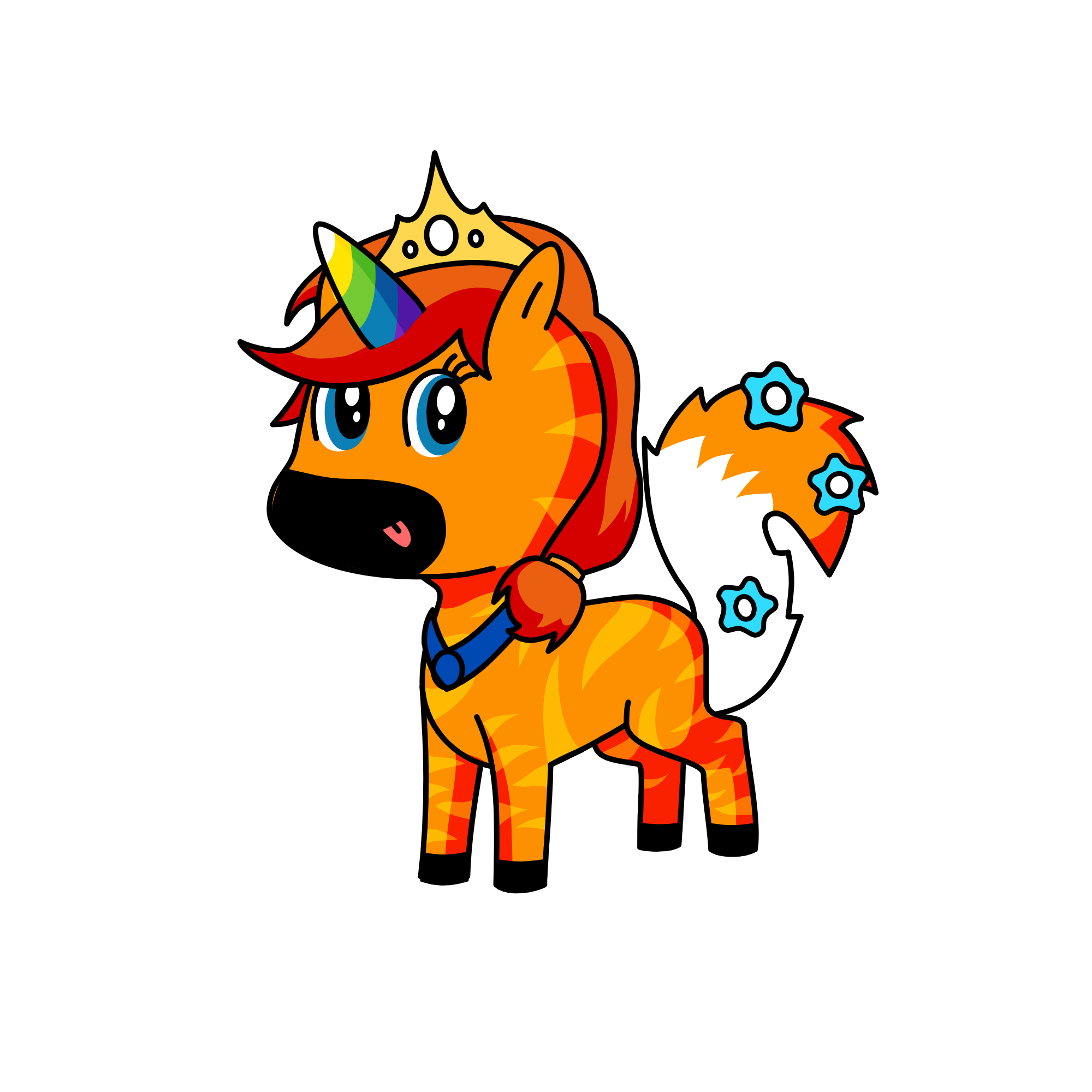 li' foxy, the unicorn