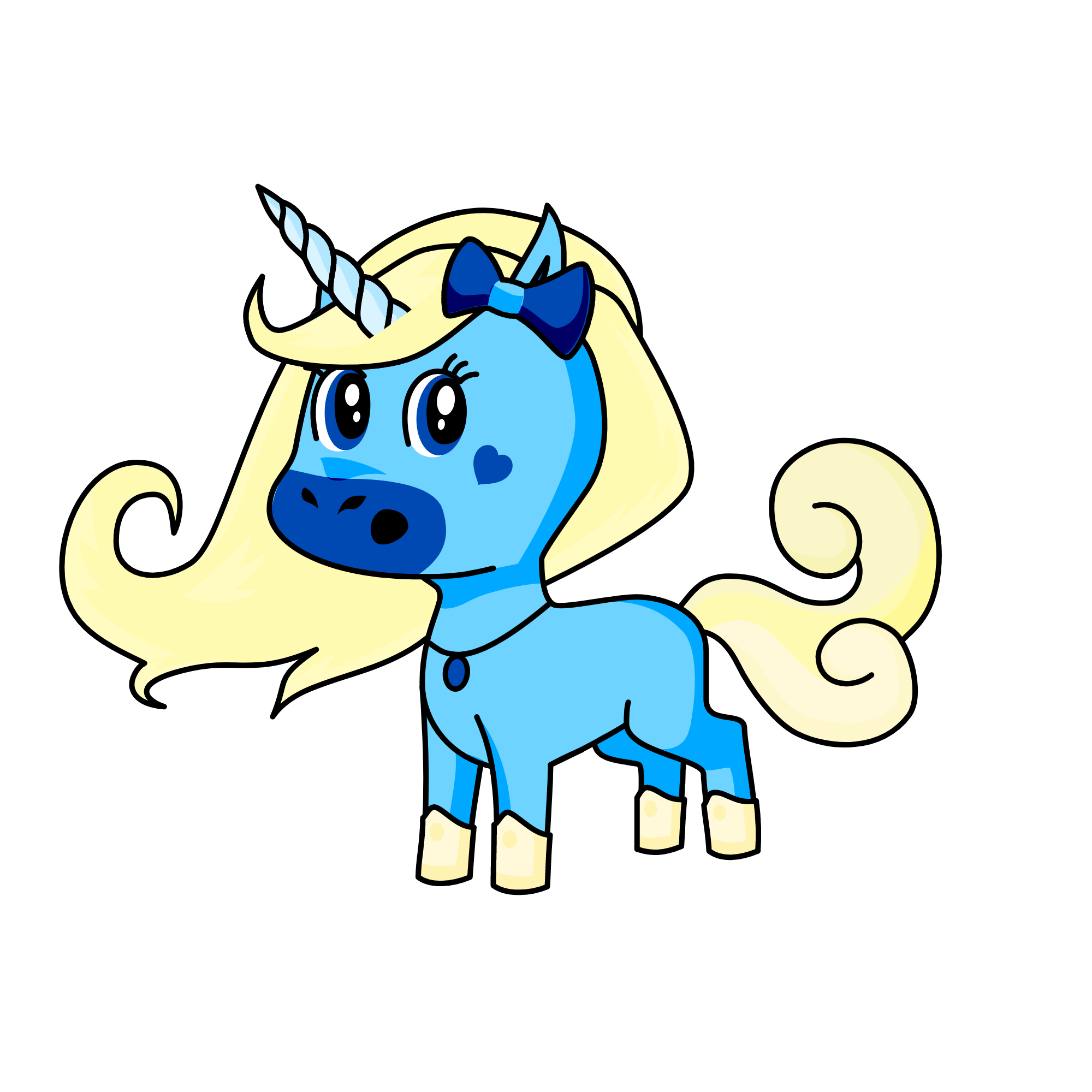 Elsa Aspiring Singer Yeller, the unicorn