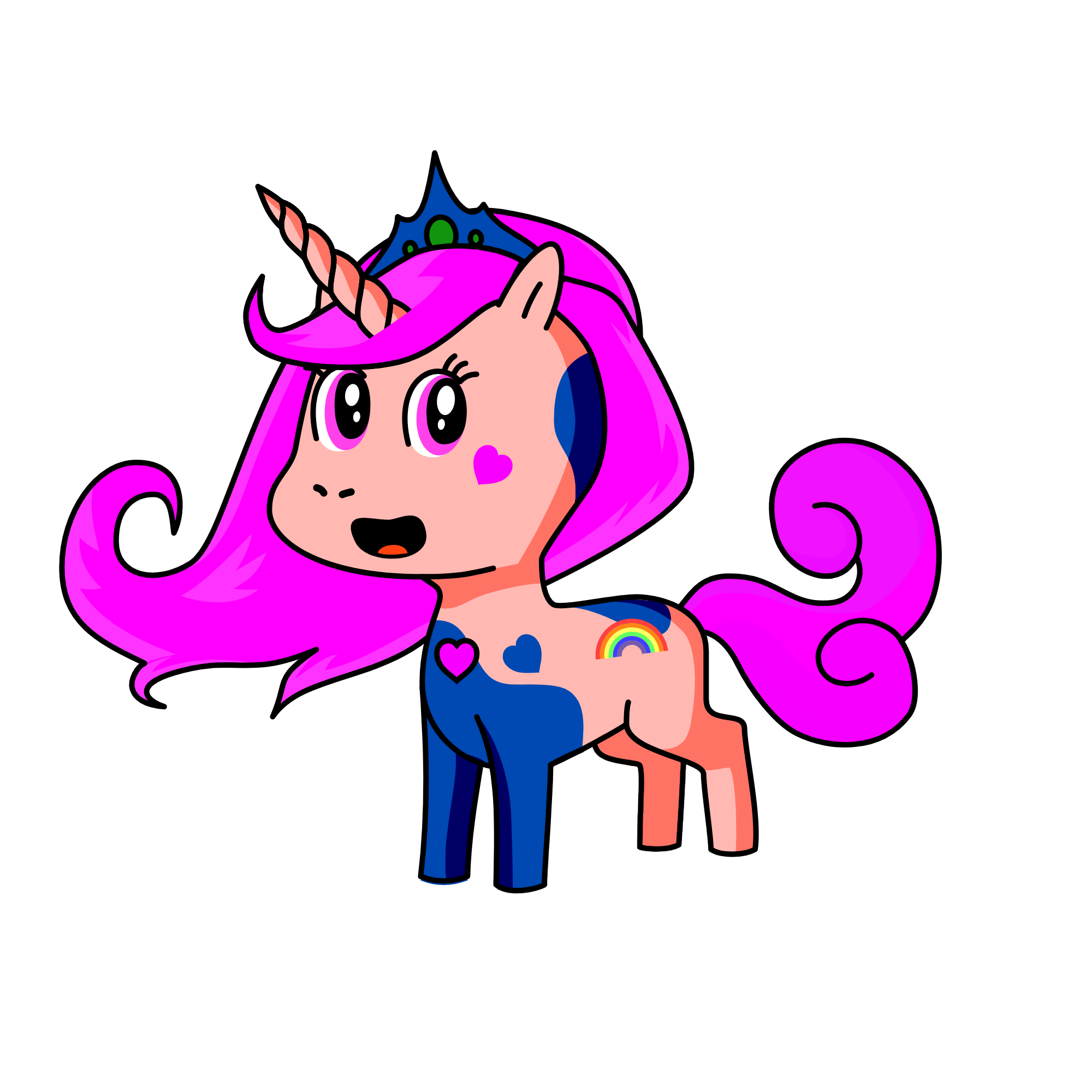 Poppy, the unicorn