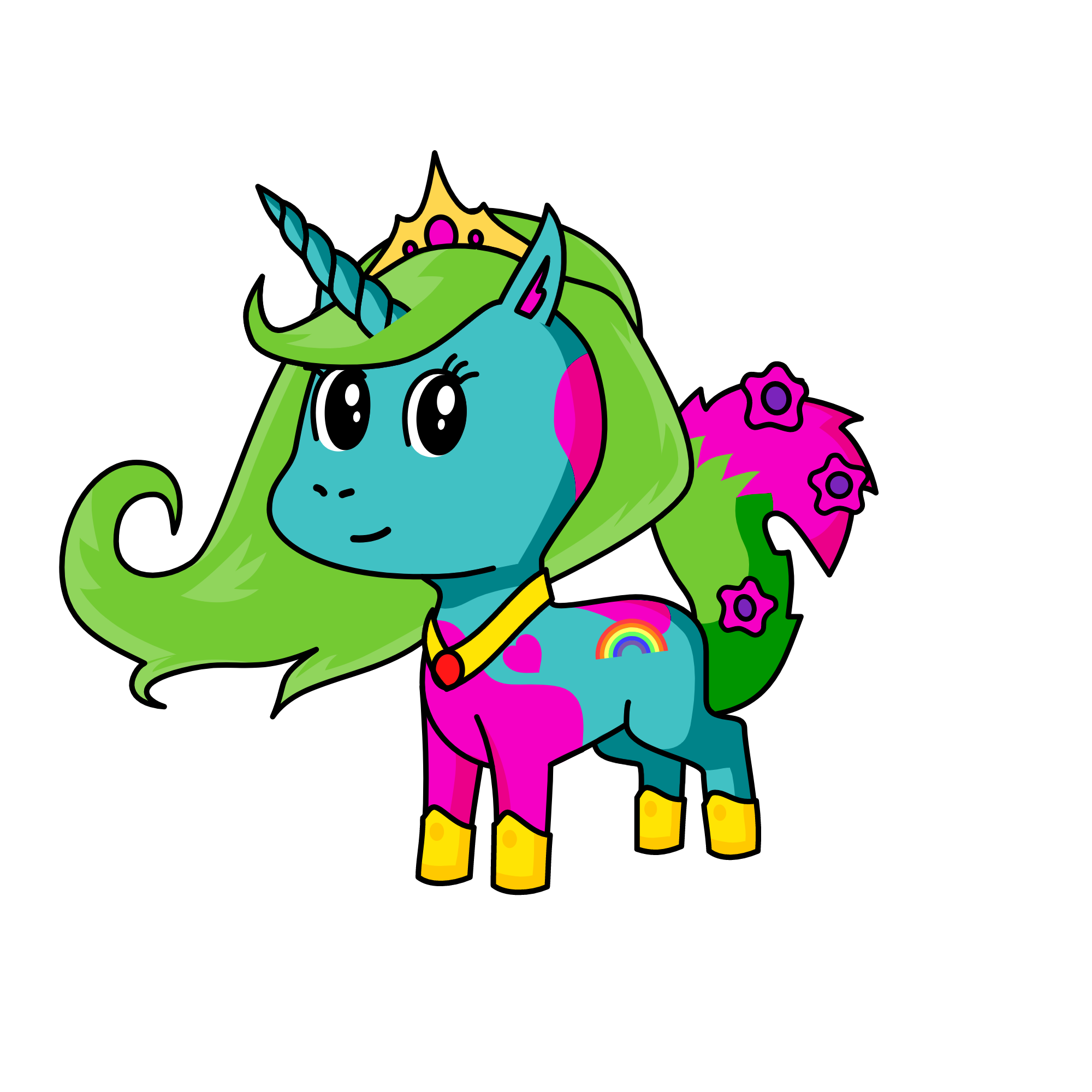 prinsess pop, the unicorn