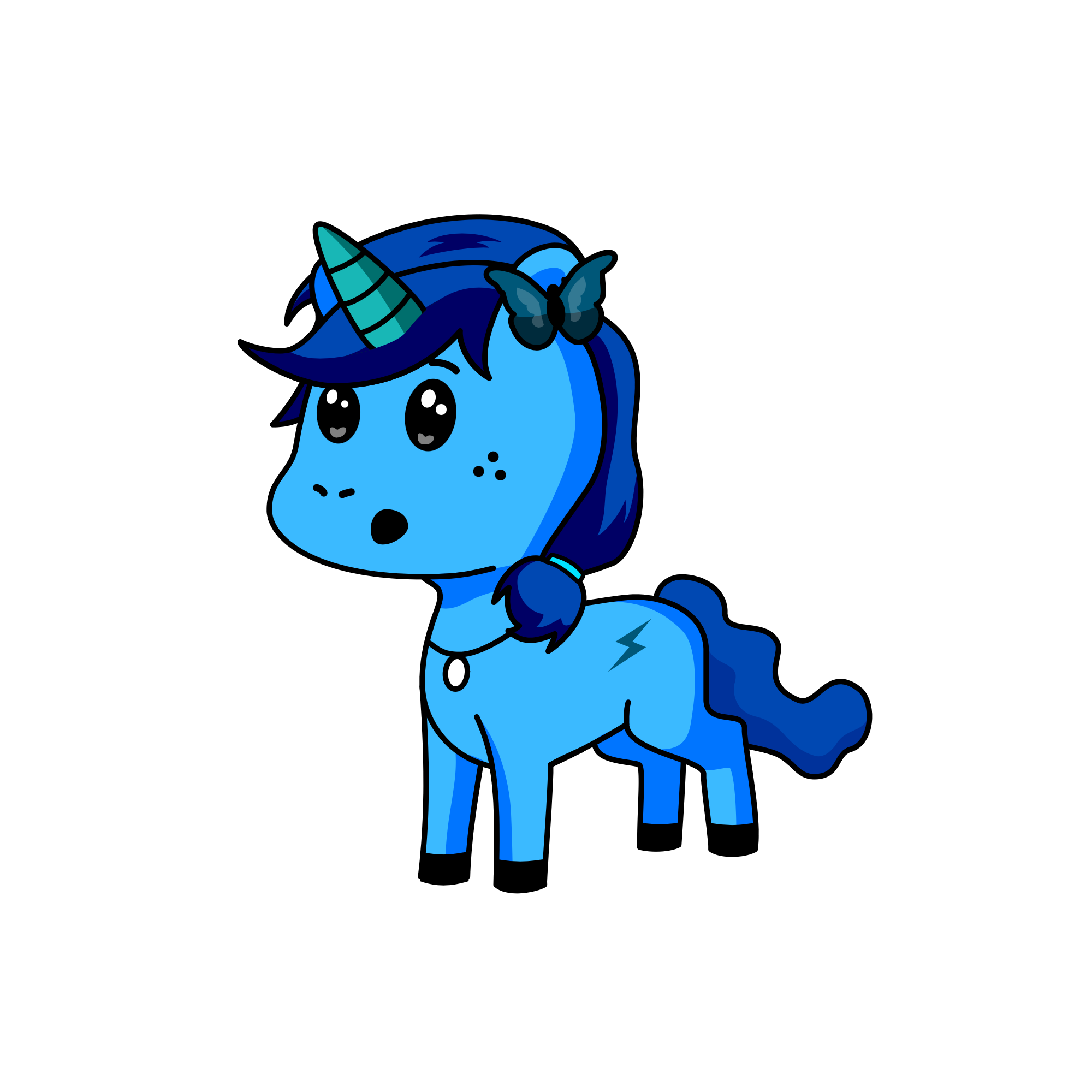 April, the unicorn