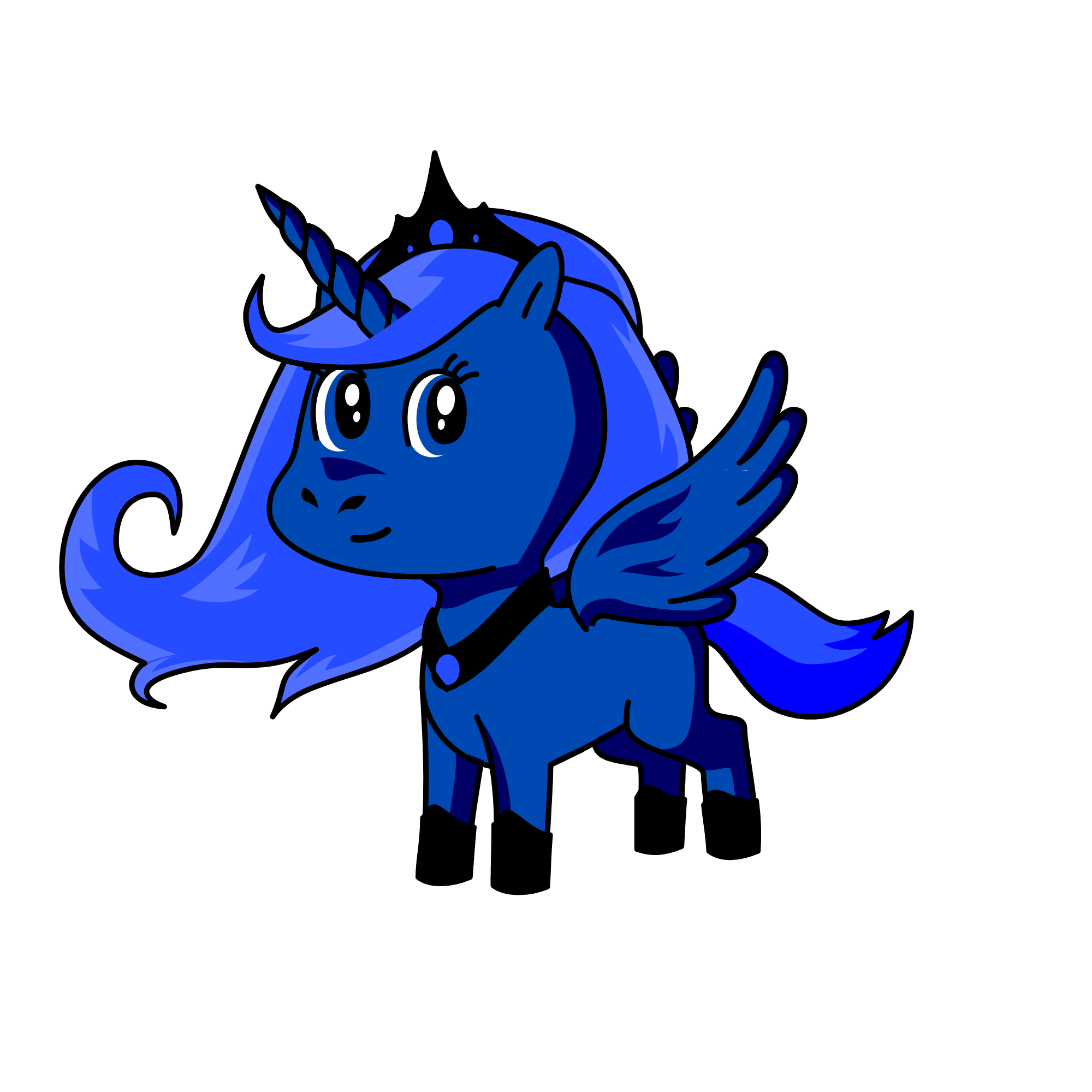 Princess Luna, the unicorn