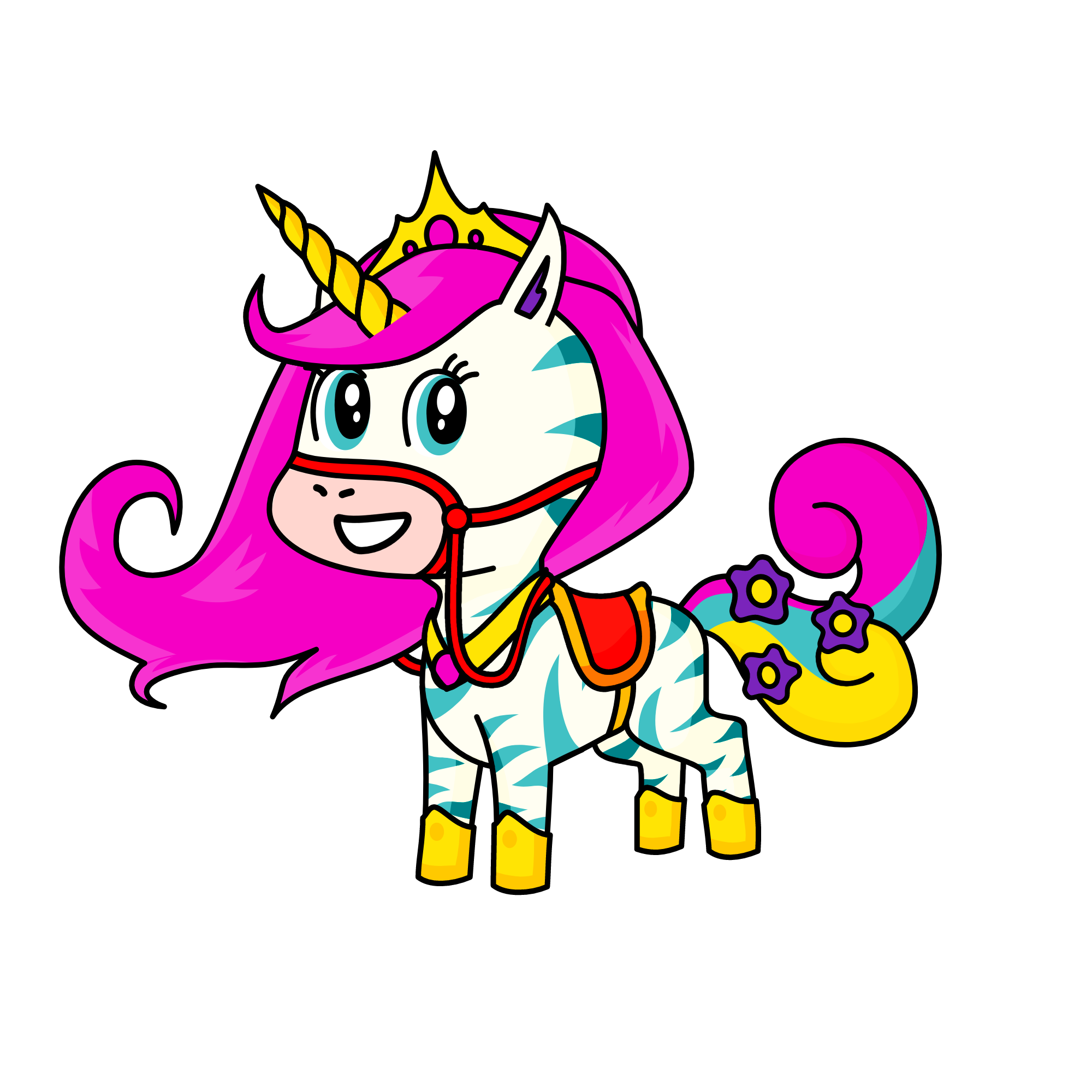 Queen Sparkle, the unicorn