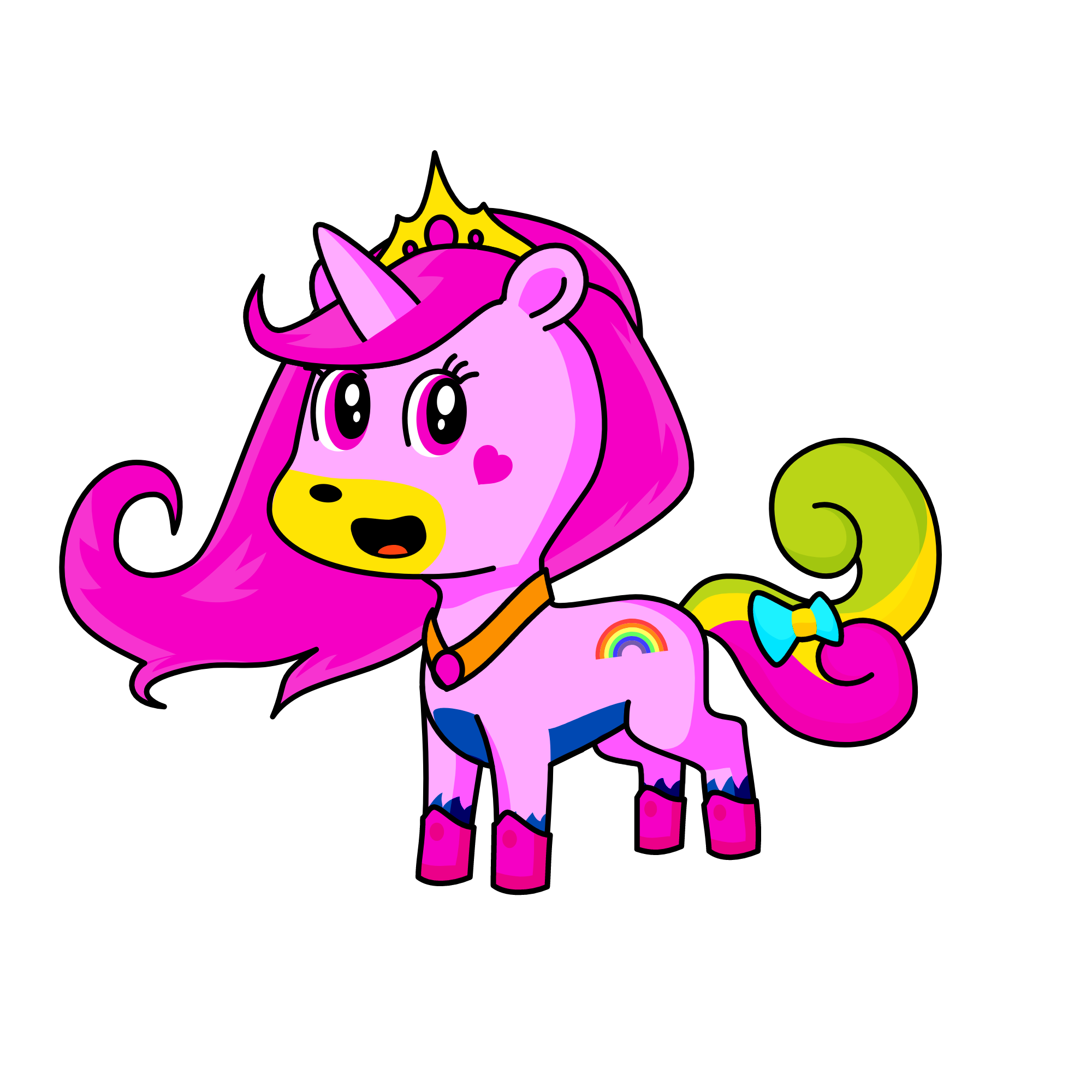 Peggy Luna!, the unicorn